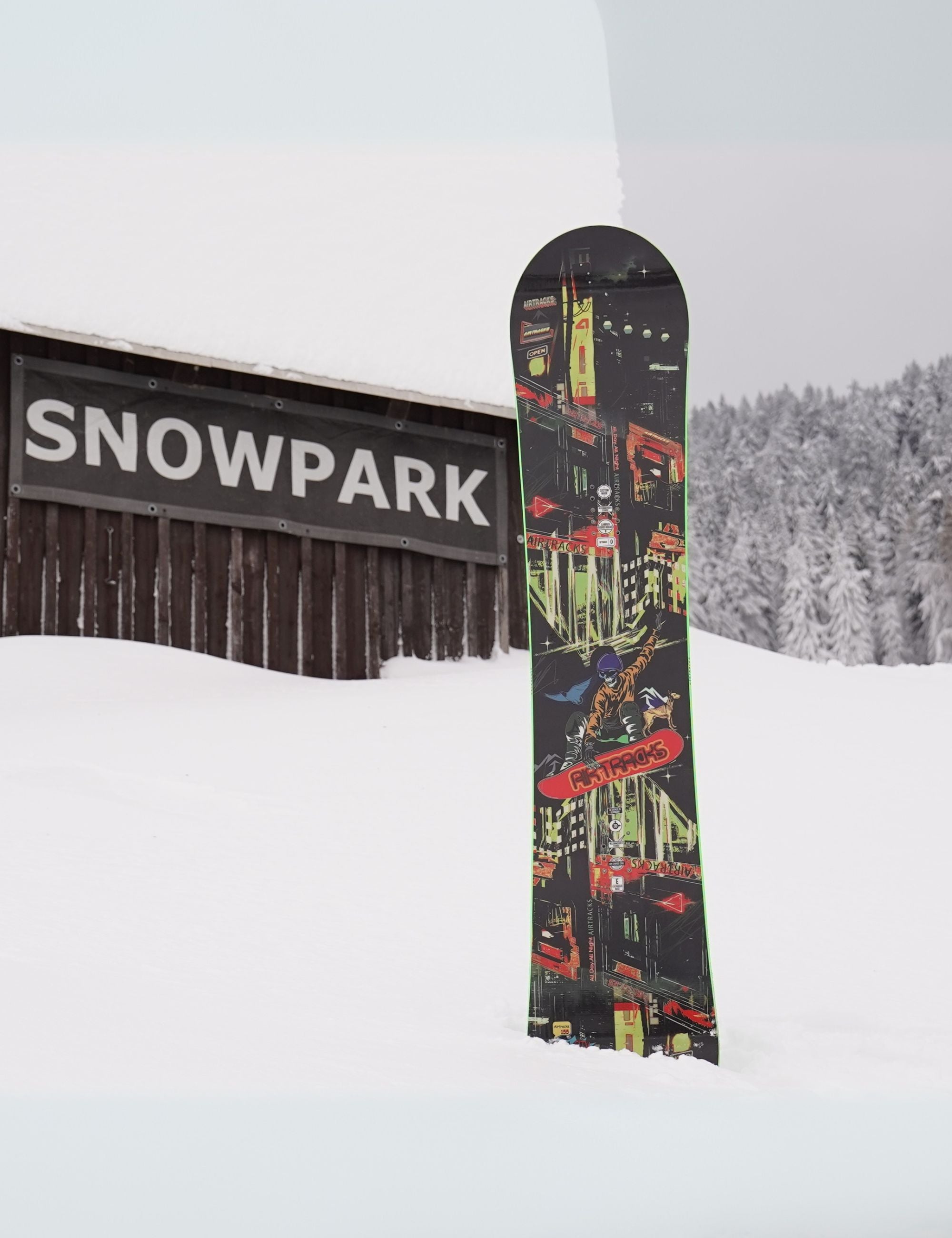 Planche de Snowboard Fun City Carbon Hybrid Rocker Bundle