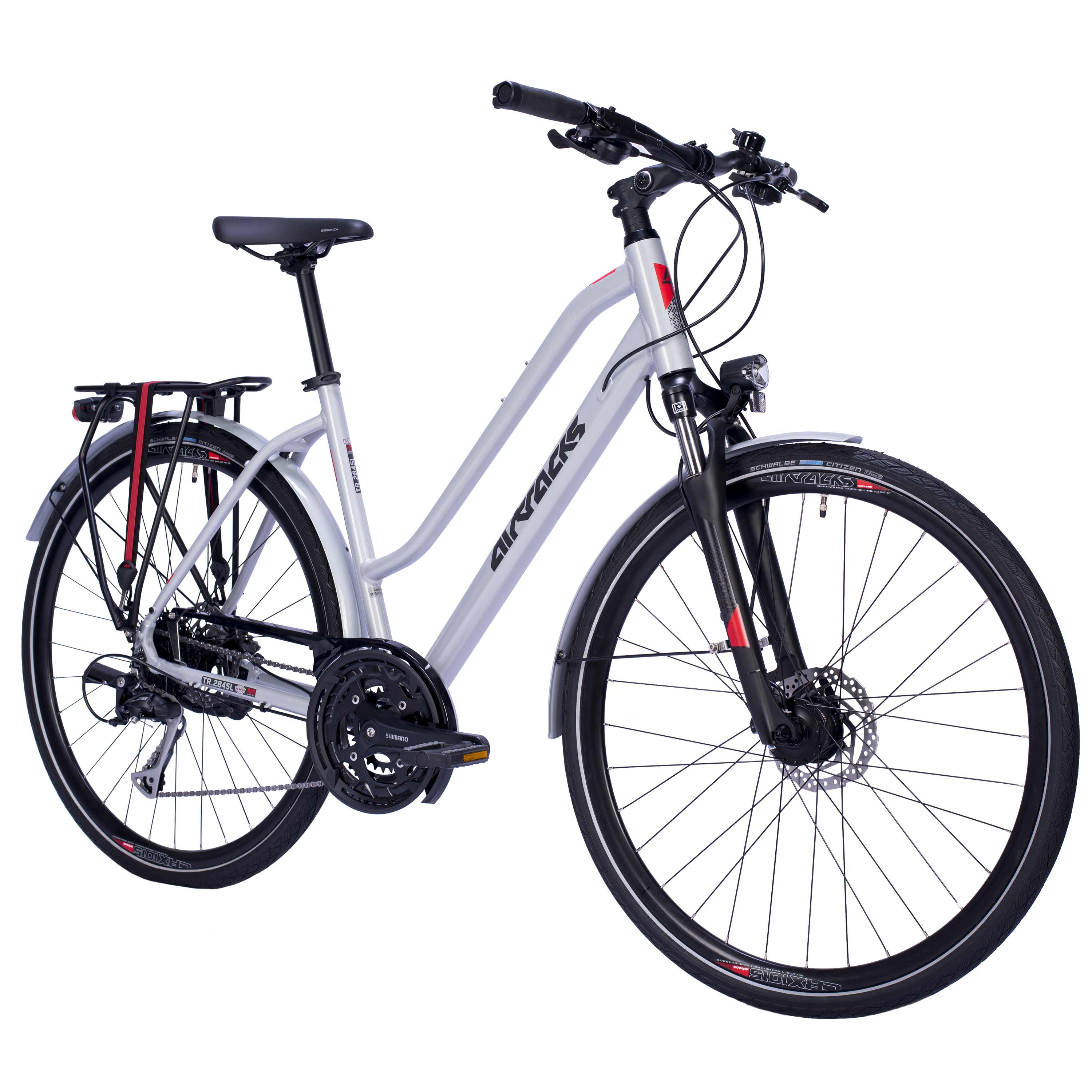 28" Bicicletta trekking donna TR.2845L 24 x velocità Shimano Alivio RD-M3100-SGS