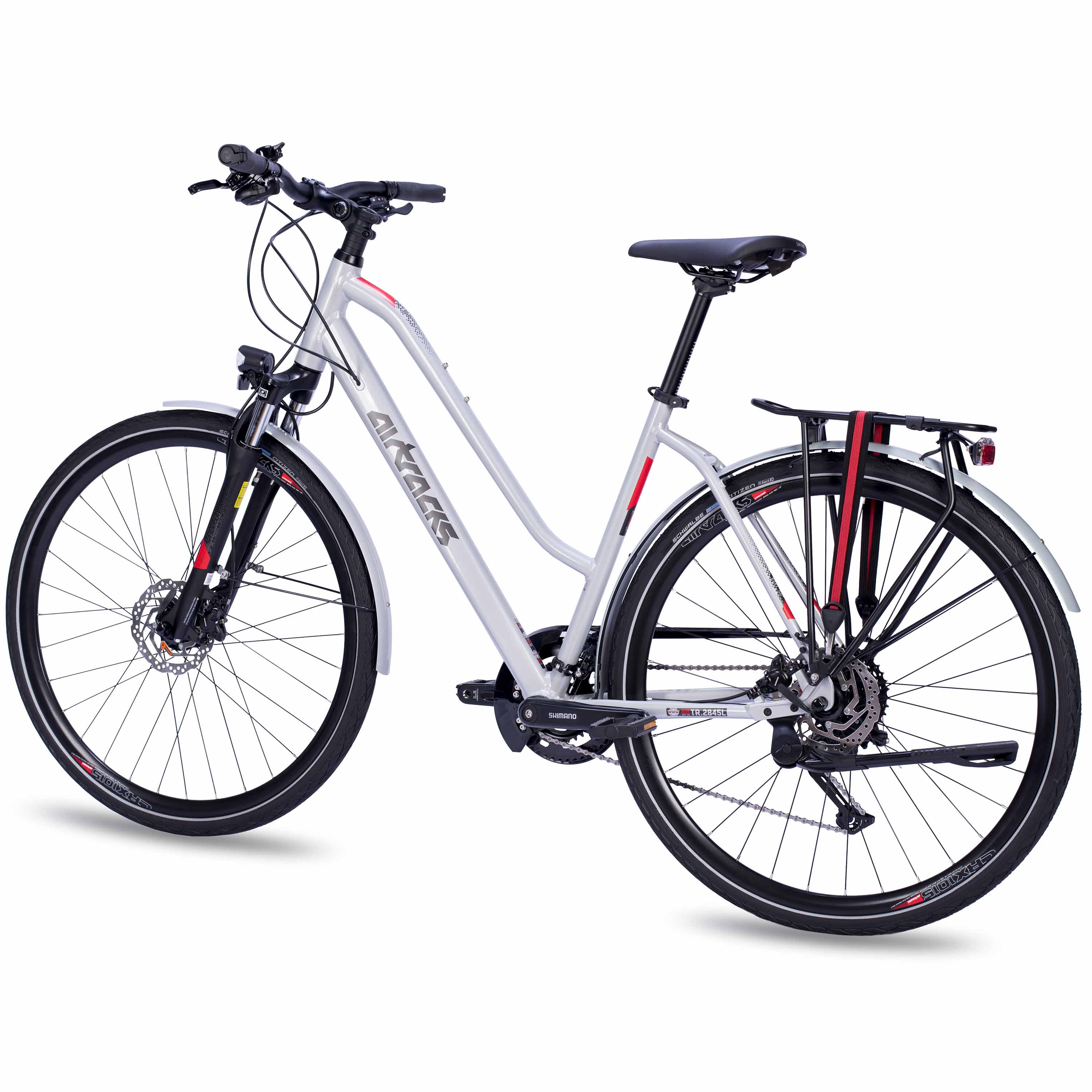 28" Bicicletta trekking donna TR.2845L 24 x velocità Shimano Alivio RD-M3100-SGS