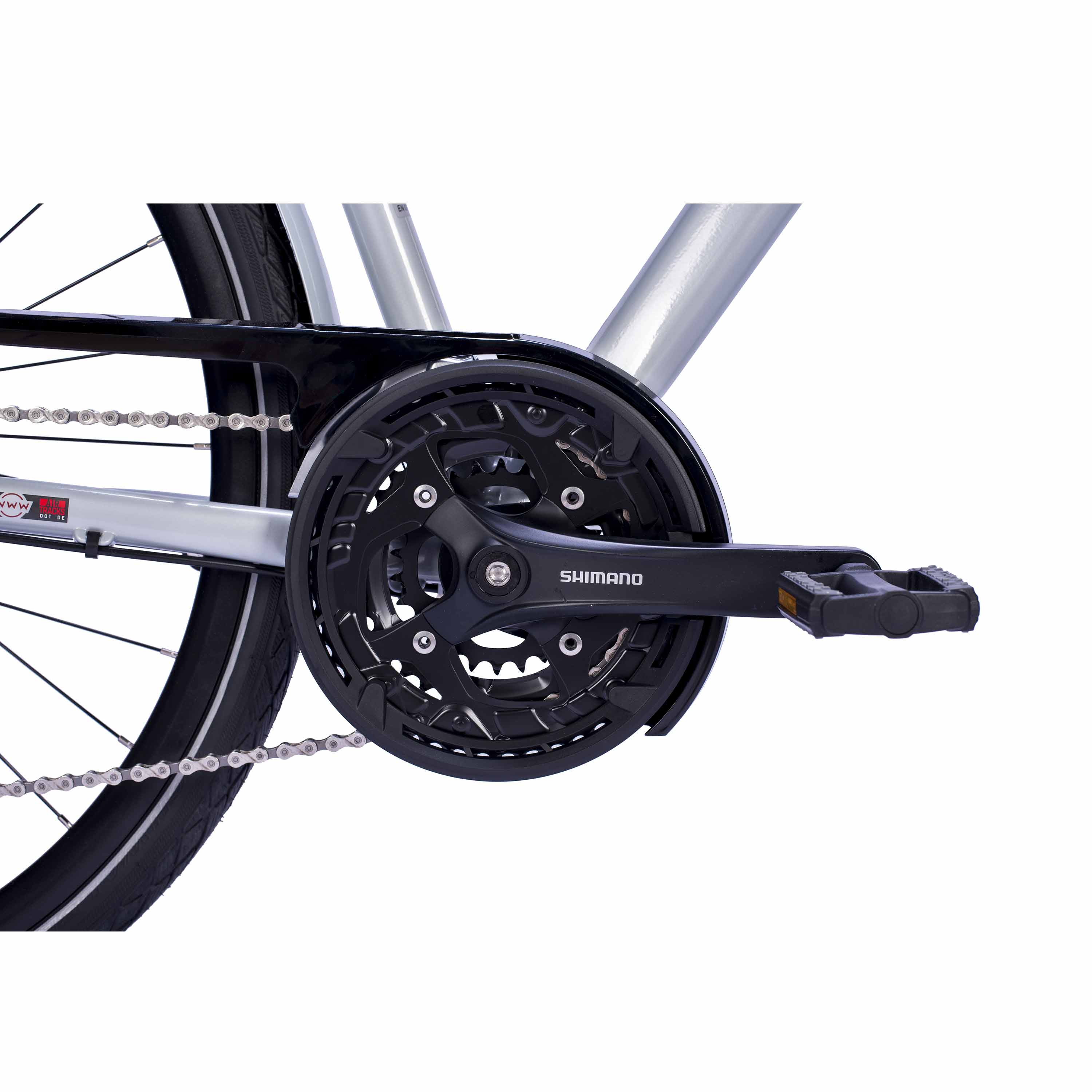 28" Bicicletta trekking donna TR.2845L 24 x velocità Shimano Alivio RD-M3100-SGS