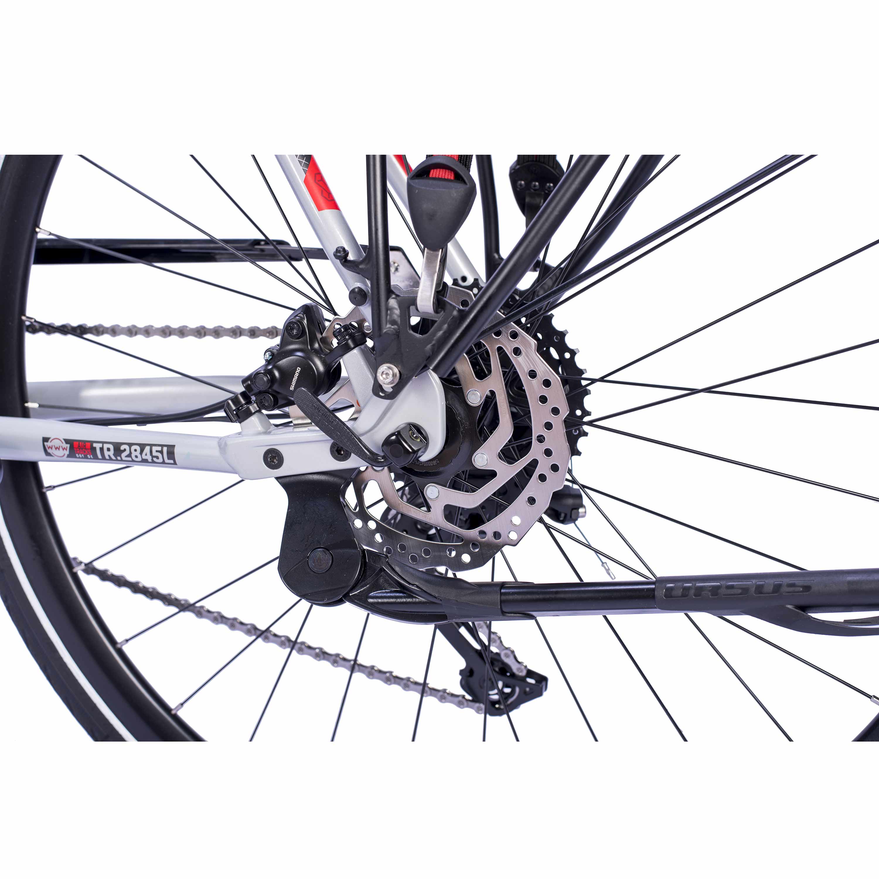 28" Bicicletta trekking donna TR.2845L 2 x 9 velocità SHIMANO CUES RD-U3020-9