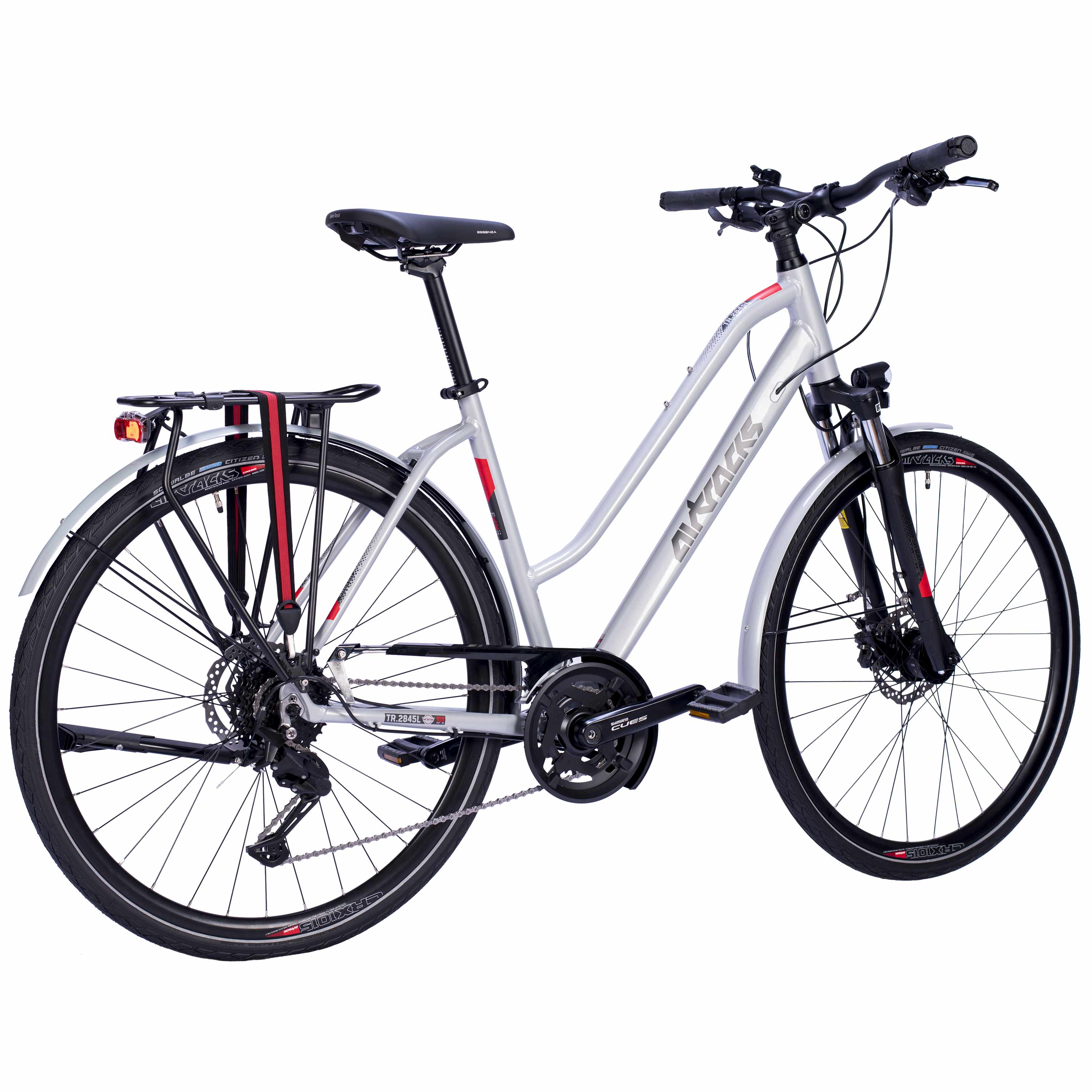 28" Bicicletta trekking donna TR.2845L 2 x 9 velocità SHIMANO CUES RD-U3020-9