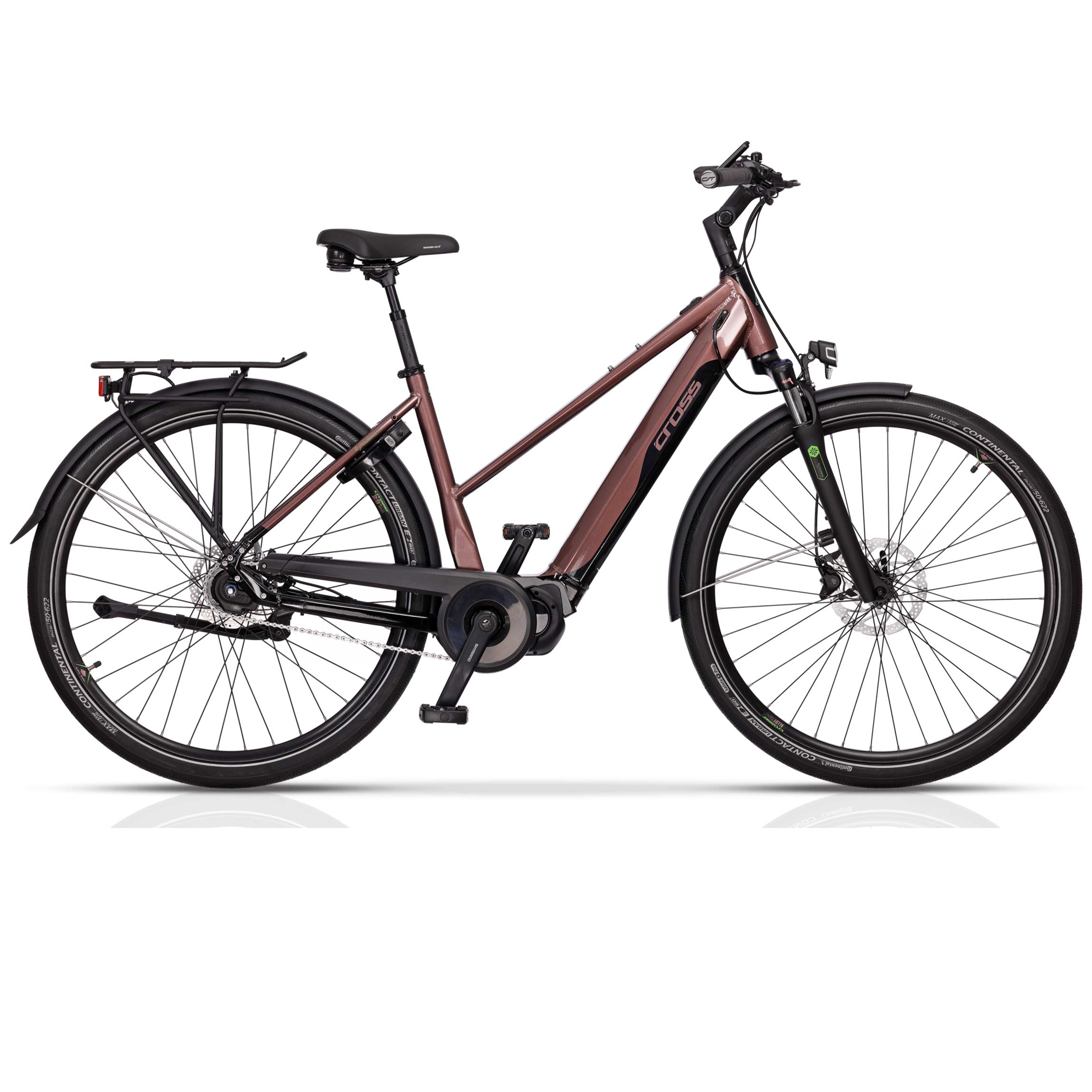 Bicicleta E-Bike de 28 pulgadas para mujer CITY e-TOURING 11.7 Bicicleta de ciudad SHIMANO STEPS E 6100 504 Wh 5 x VELOCIDAD SHIMANO NEXUS INTER 5