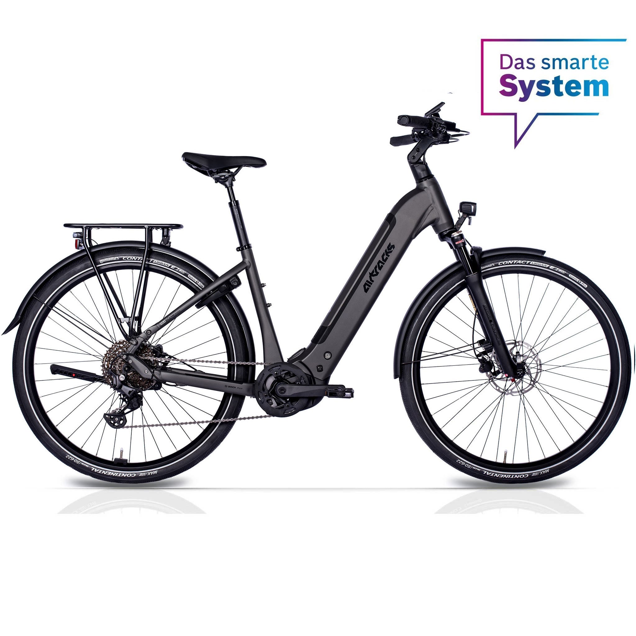 28" dames e-bike trekkingfiets LS Wave TERRA TR2 BOSCH Performance Line PX Smart System Powertube 600 Wh 10-versnellingen SHIMANO DEORE RD-M5130 SGS