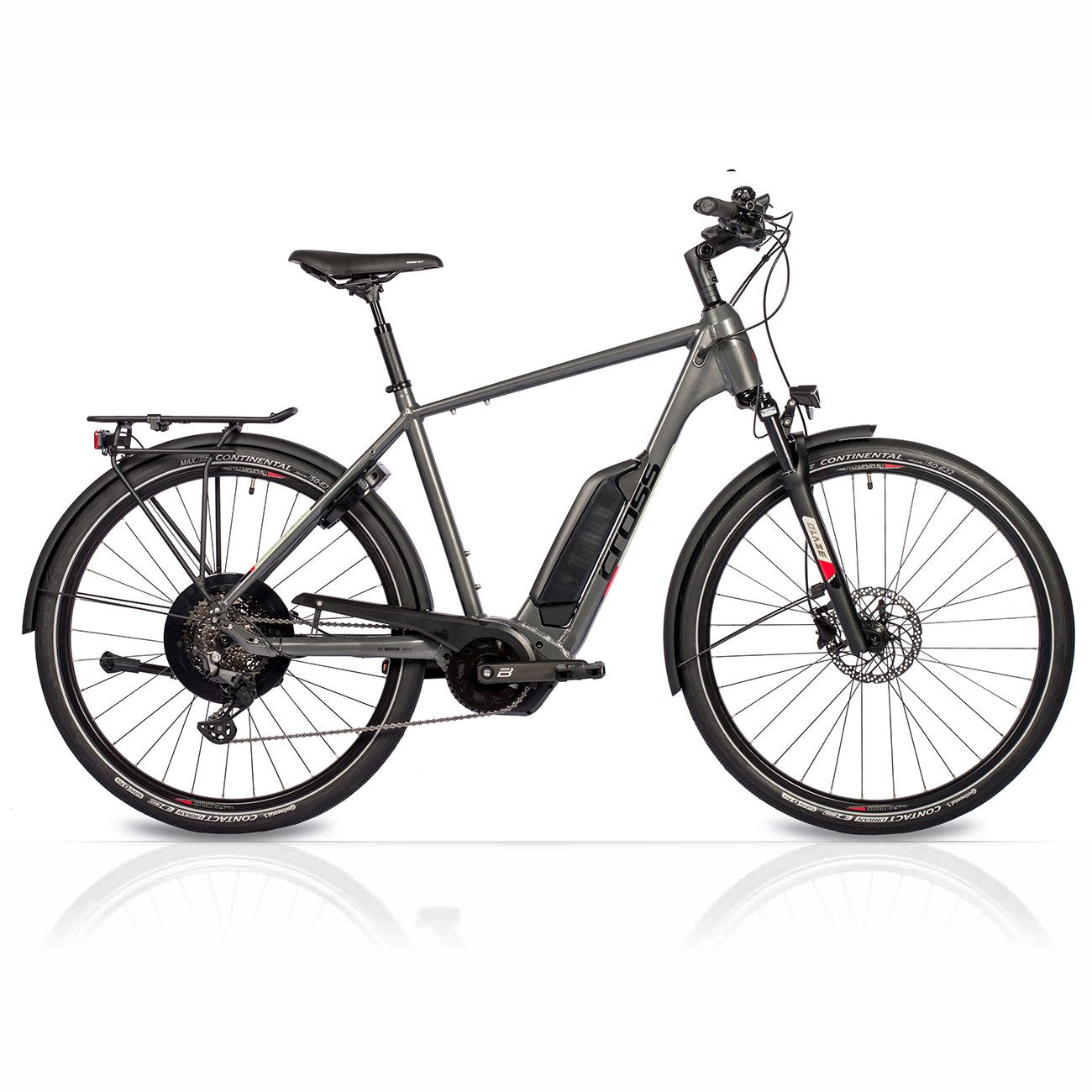 28" Herren E-Bike Trekking Fahrrad V-Tron BOSCH ACTIVE PLUS LINE 500Wh 10s SHIMANO DEORE