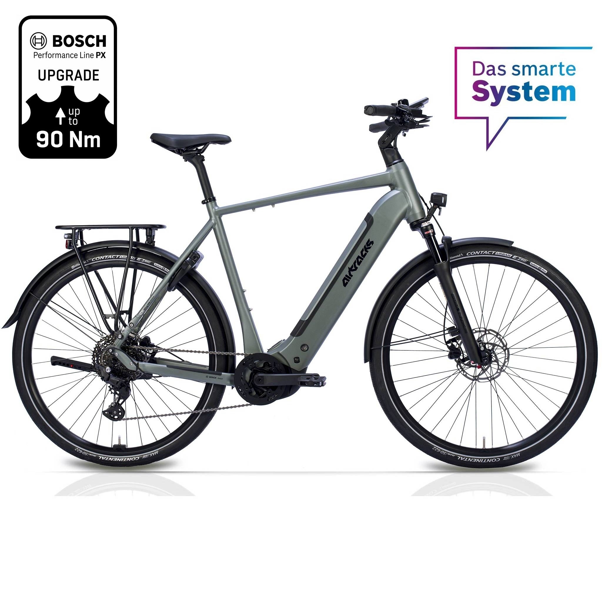 28" Vélo électrique trekking homme TERRA TR2 BOSCH Performance Line PX Smart System PowerTube 600 Wh SHIMANO Deore RD-M5130 SGS 10 vitesses