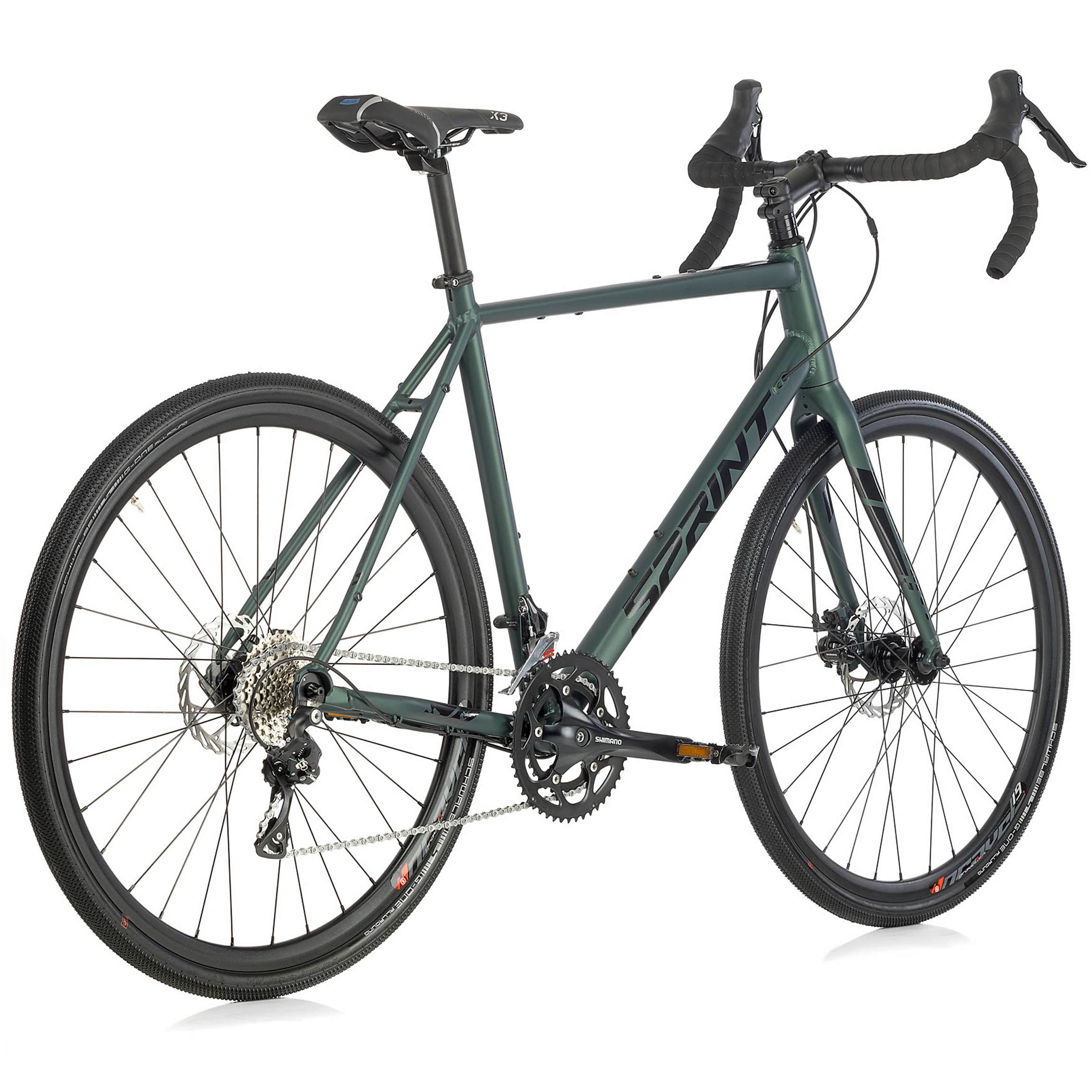 Gravel Bike da uomo 28" WHISPER ELITE MD 2 x 9 velocità SHIMANO SORA ST-R3000