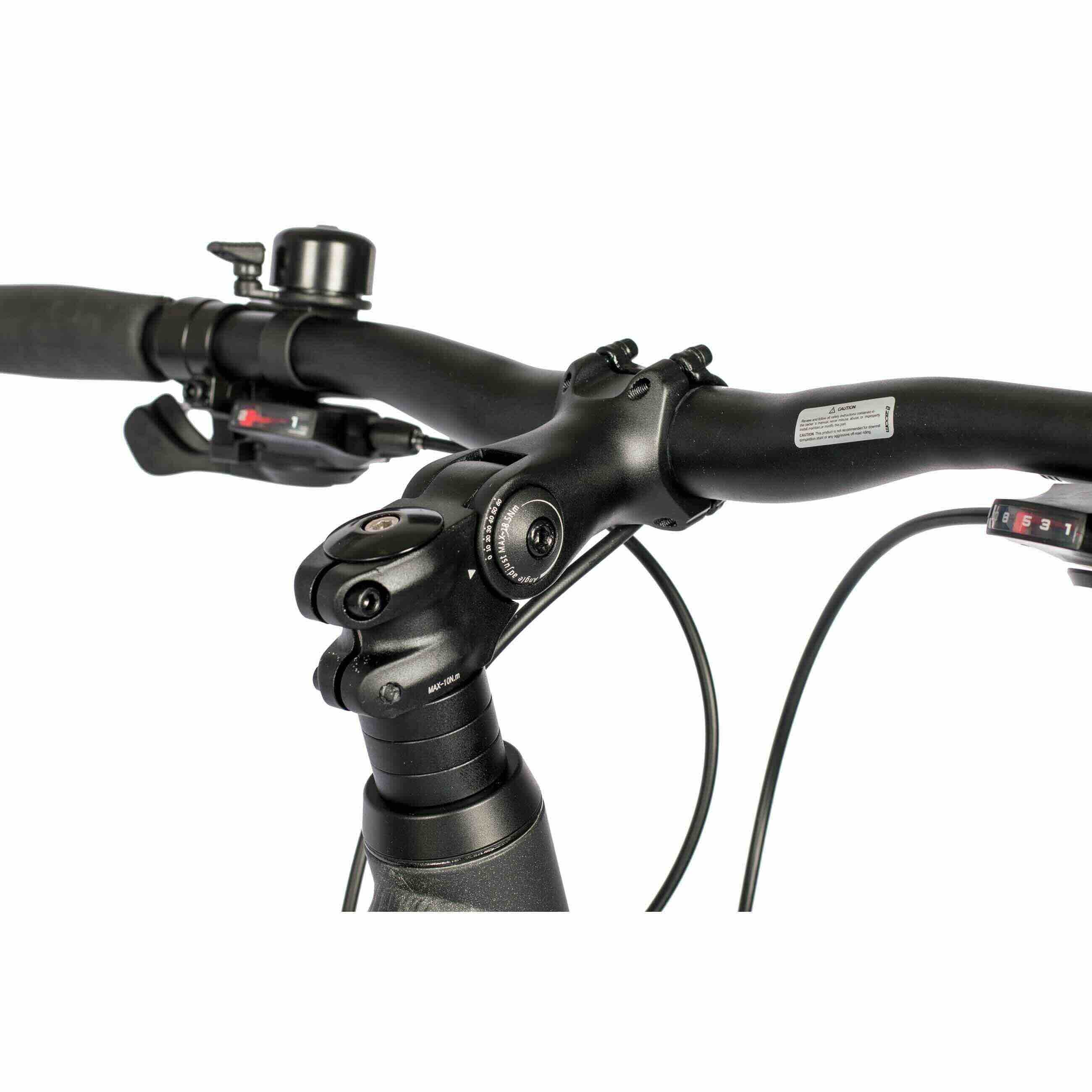 28" Bici da trekking XXL da uomo TR.2880-C Bici da trekking 2 x 10 velocità SHIMANO CUES RD-U6020-10 SHADOW