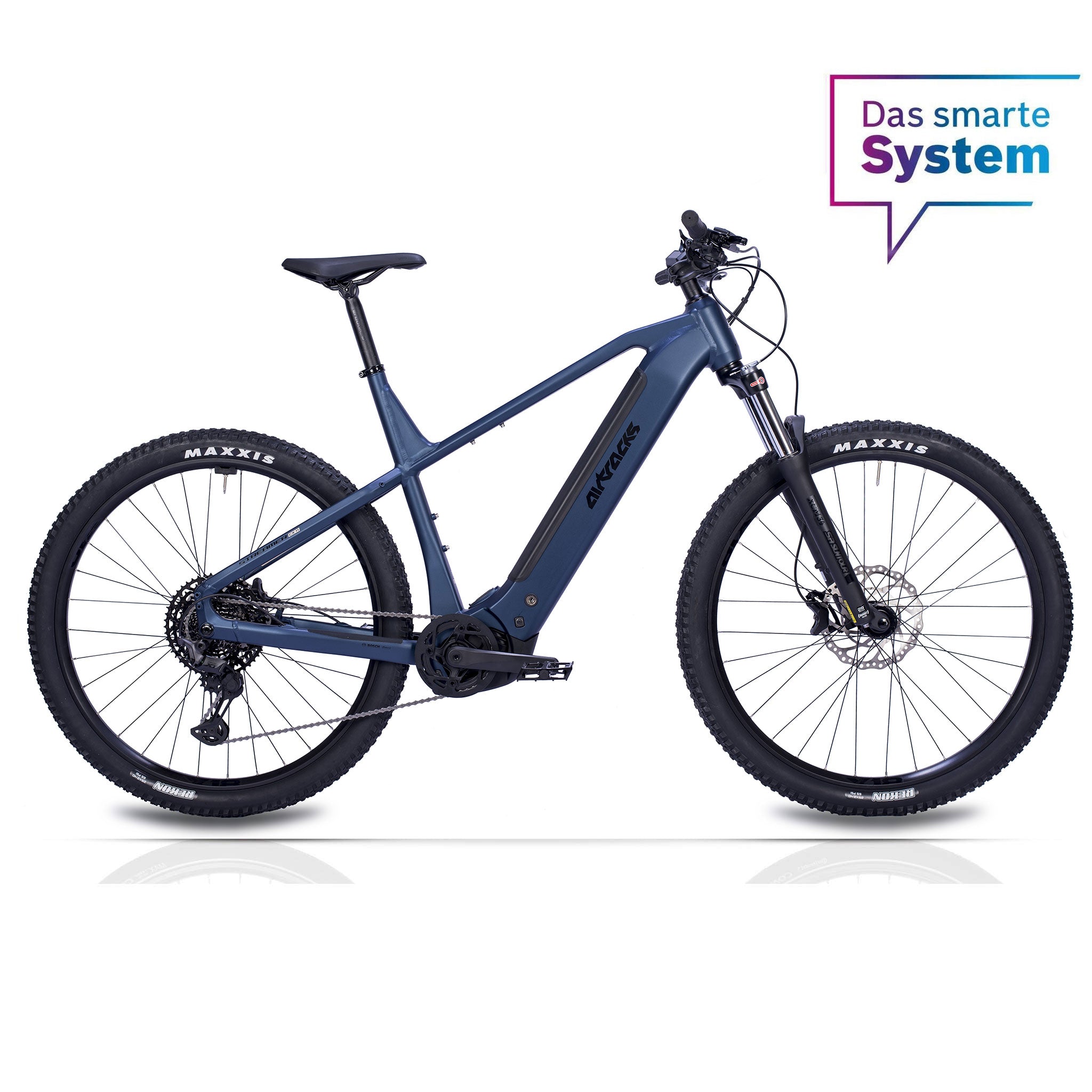 29" VTT électrique homme STREAMER CX11 BOSCH PERFORMANCE LINE CX (GEN 5) Smart System POWERTUBE 600 Wh 11 vitesses SHIMANO XT RD-M8310 Bleu