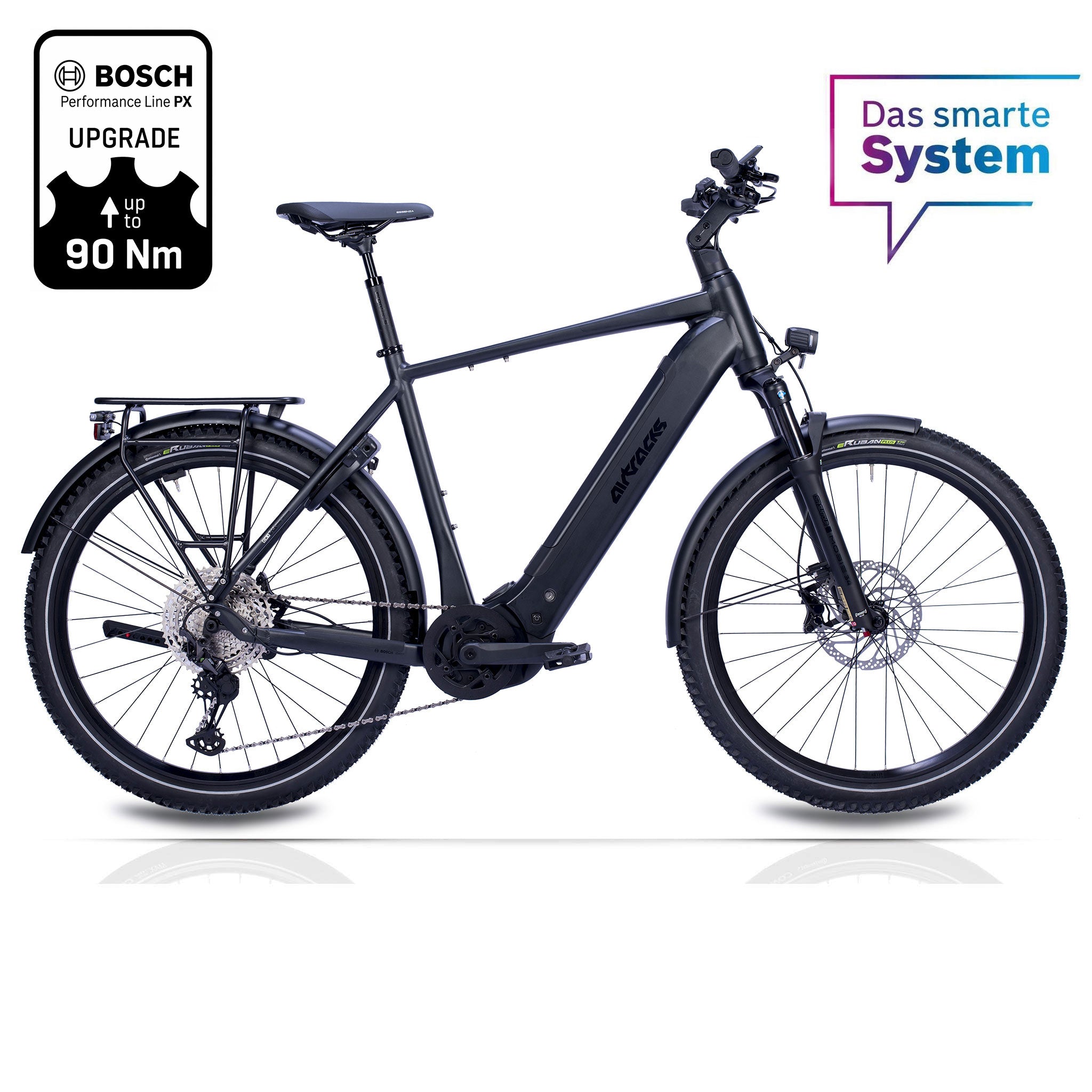 27,5" E-SUV VTT électrique homme TERRA CX1 BOSCH PERFORMANCE LINE PX Smart System POWERTUBE 800 Wh 12 VITESSES SHIMANO XT RD-M8100 SGS