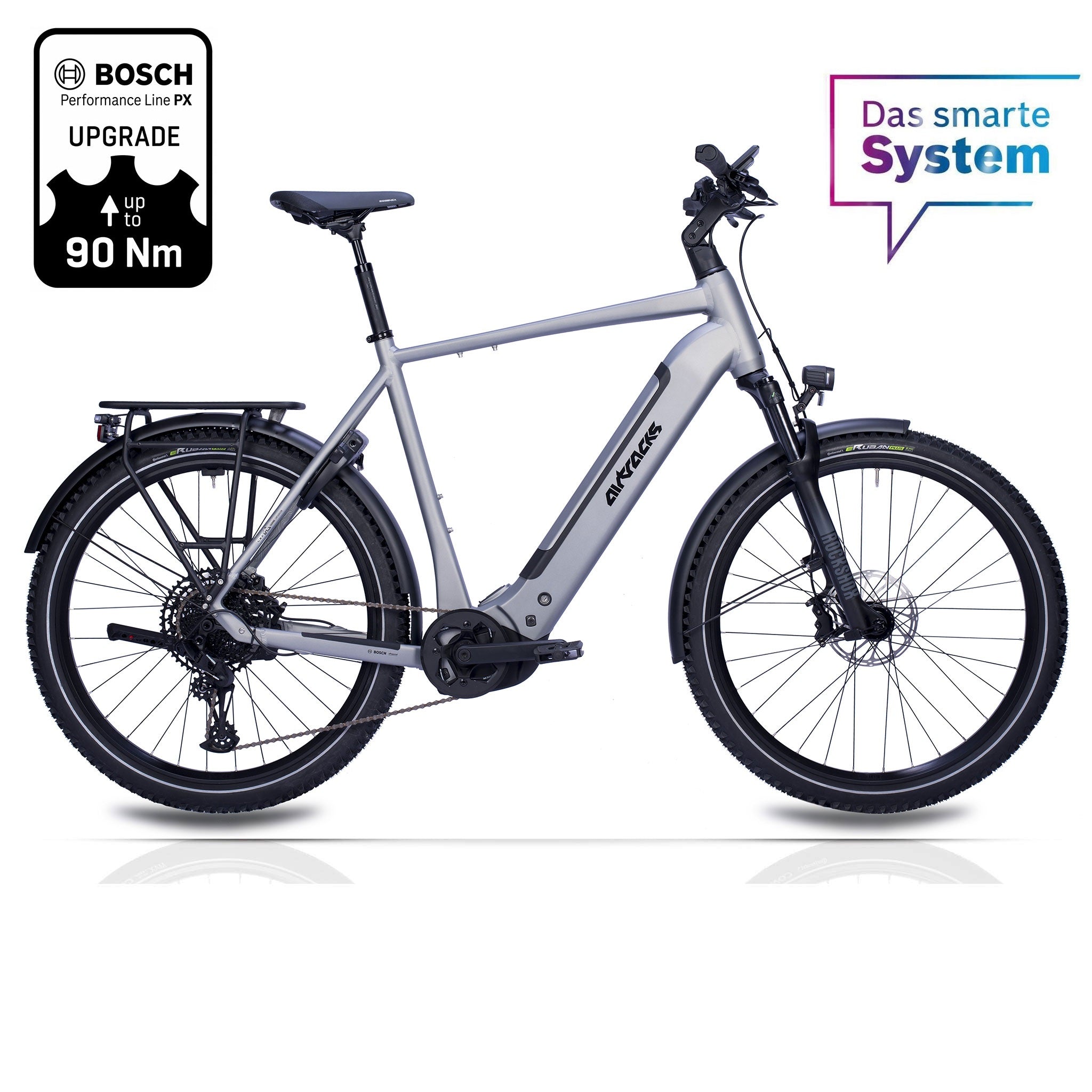 27,5" E-SUV VTT électrique homme TERRA CX2 BOSCH PERFORMANCE LINE PX Smart System POWERTUBE 600 Wh 12 vitesses SRAM SX EAGLE