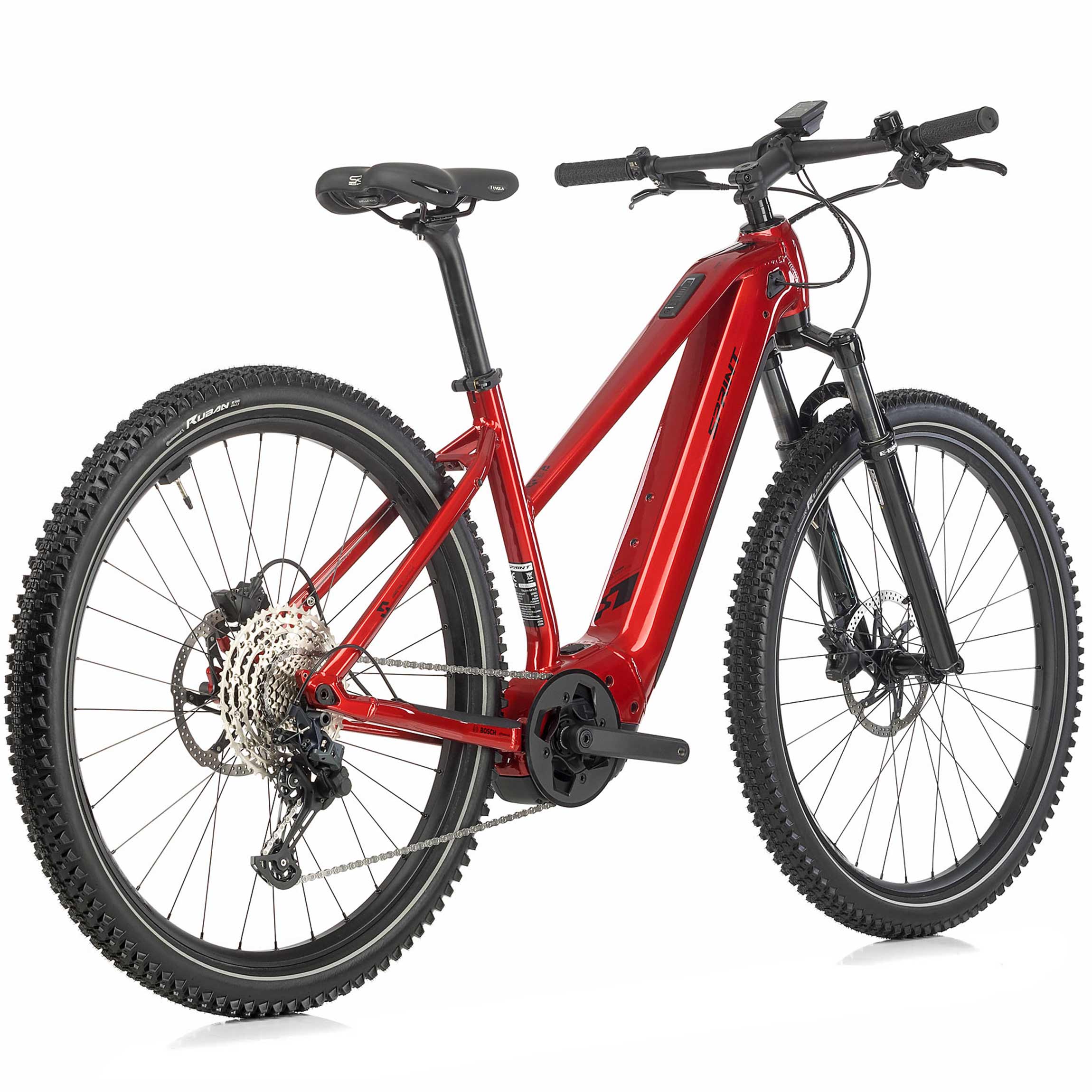 29" E-MTB donna SPRINT M 4.0 BOSCH PERFORMANCE LINE CX Smart System POWERTUBE 750 Wh 12 velocità SHIMANO SLX RD-M7100-SGS Rosso
