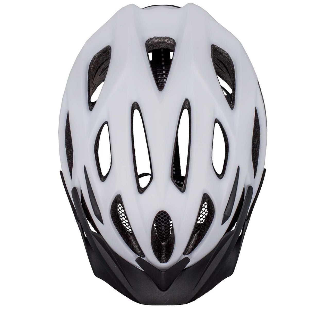Fietshelm Savage KJ -201 Witte Matt - Mannen en vrouwen