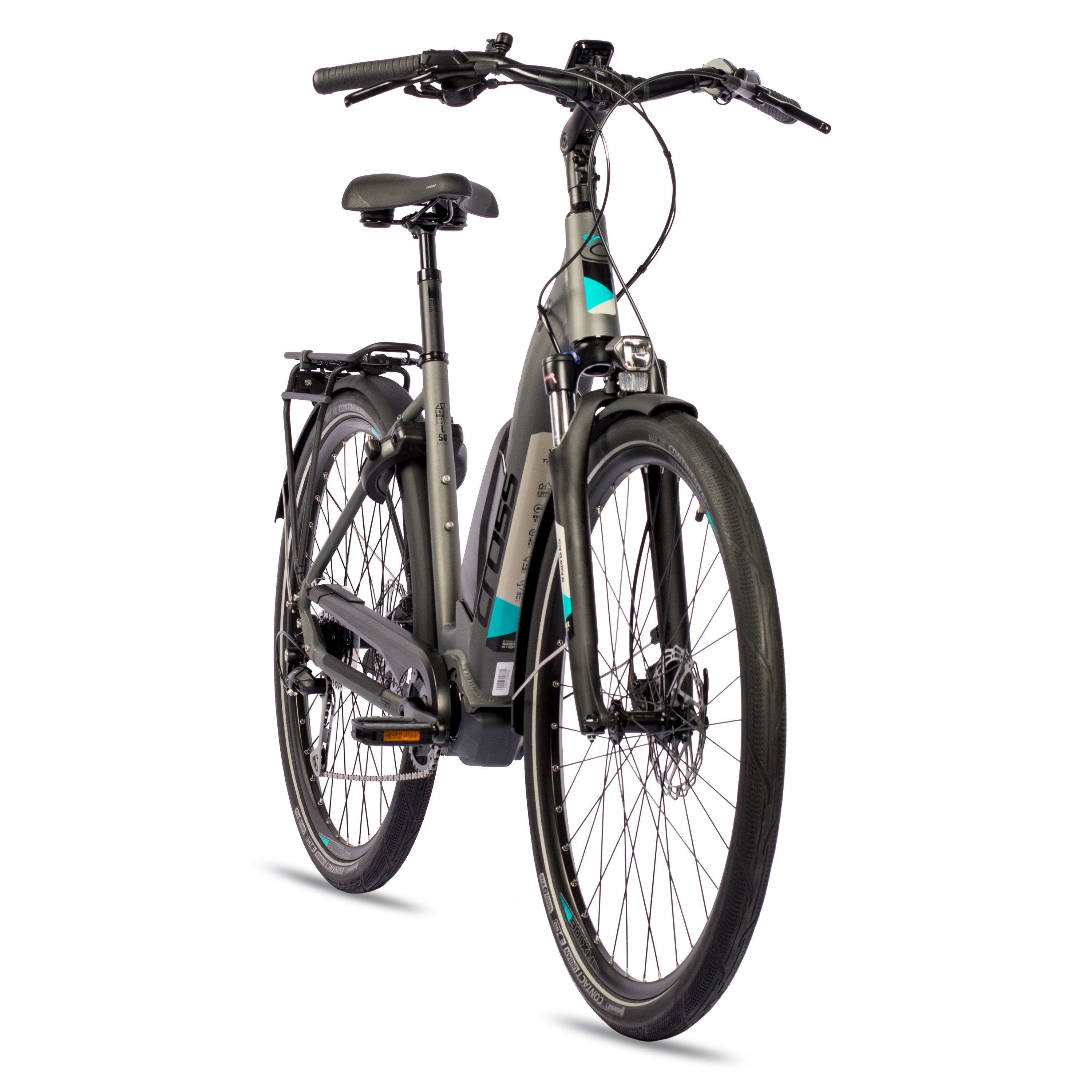 28" Bicicletta da trekking elettrica LS WAVE X-Tron SR1 SHIMANO STEPS E-6100 504 Wh 9 VELOCITÀ SHIMANO ALIVIO