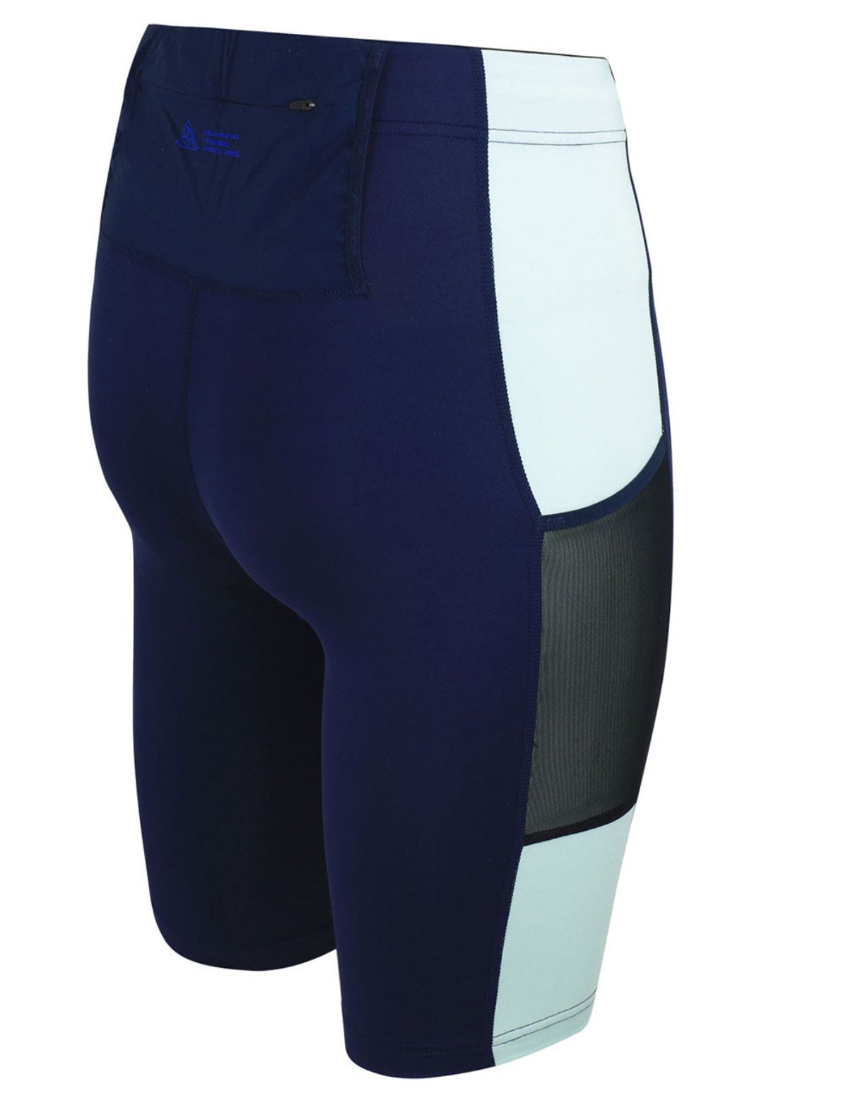 Pantalones de carrera masculino apretado por equipo azul marino