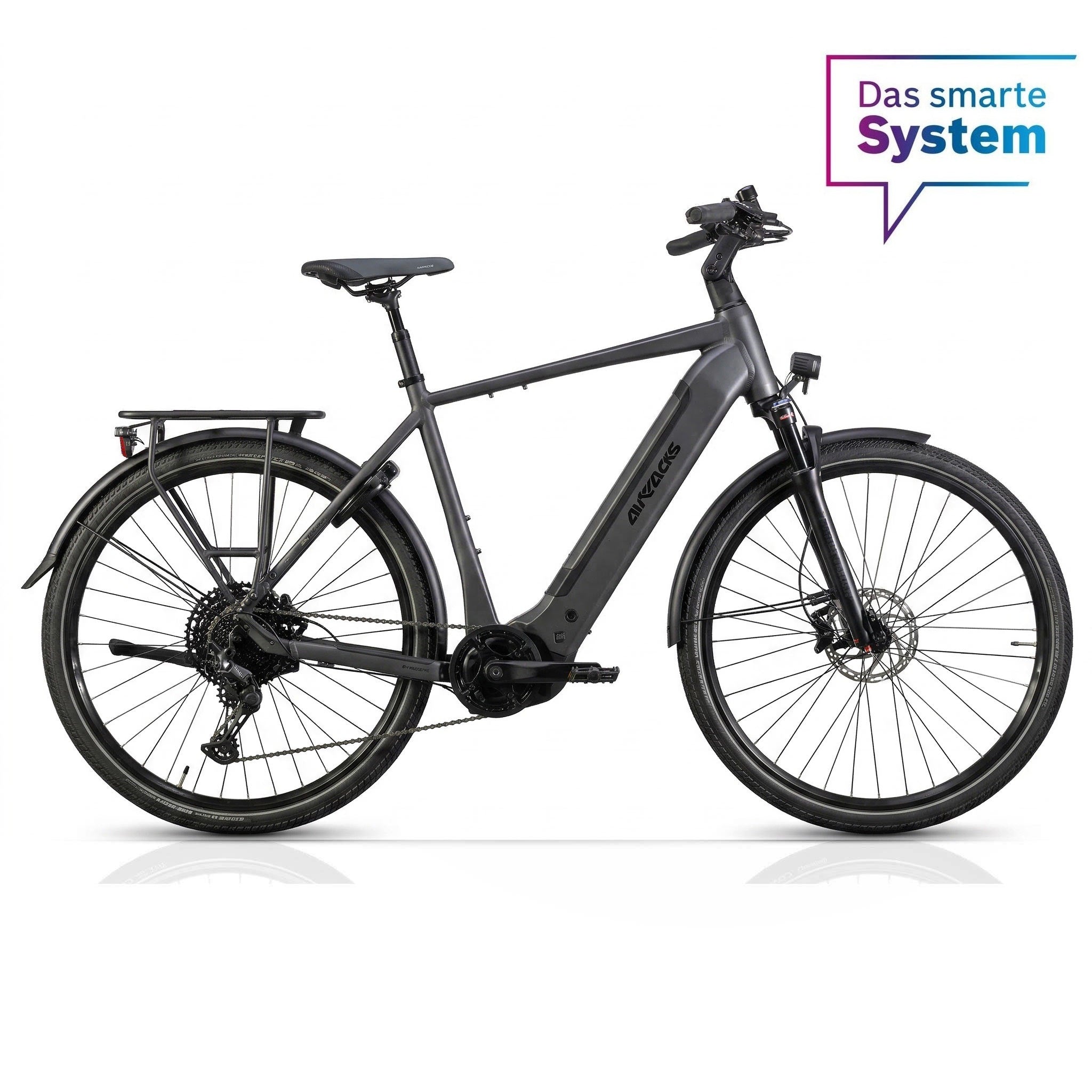 28" Herren E-Bike Trekking Fahrrad TERRA TR1 BOSCH Performance Line PX Smart System POWERTUBE 800 Wh 11 x Gang SHIMANO XT RD-M8130 SGS Schwarz