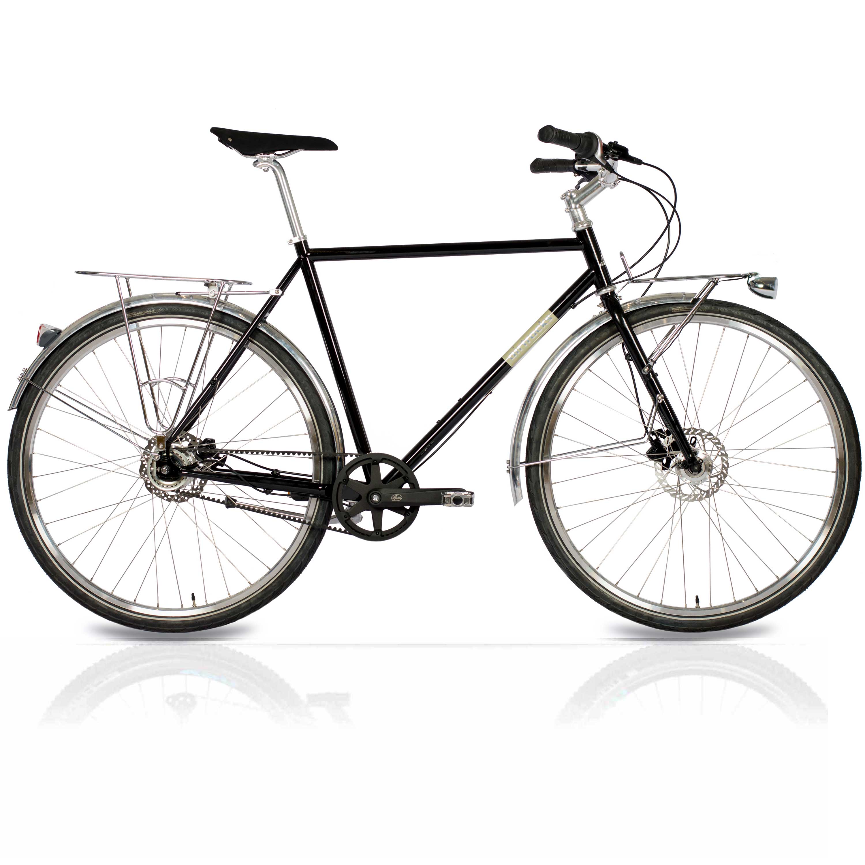 28" Bicicleta urbana hombre STREET CrMo GATES Carbon Drive Shimano Nexus 7 velocidades