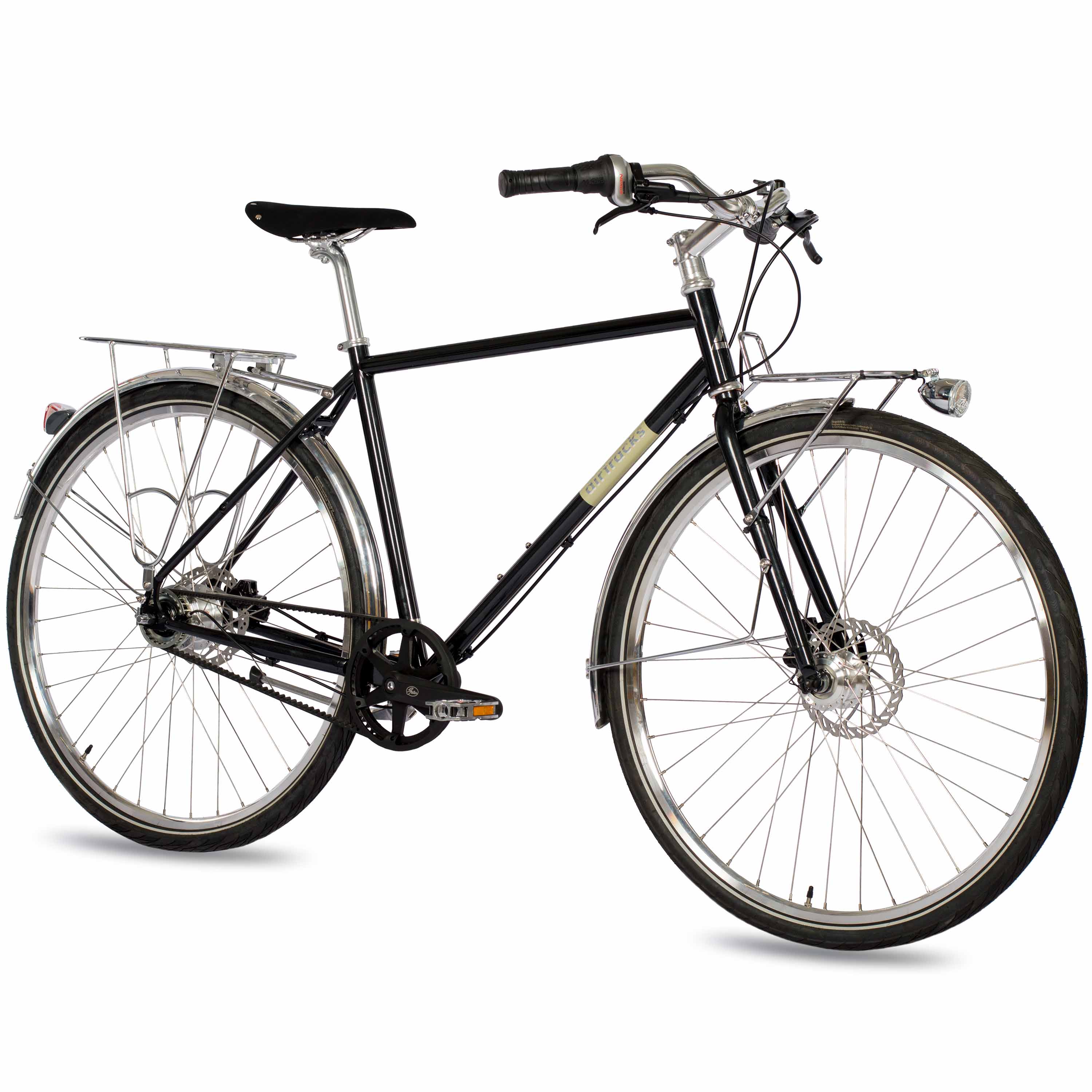 28" Bicicleta urbana hombre STREET CrMo GATES Carbon Drive Shimano Nexus 7 velocidades