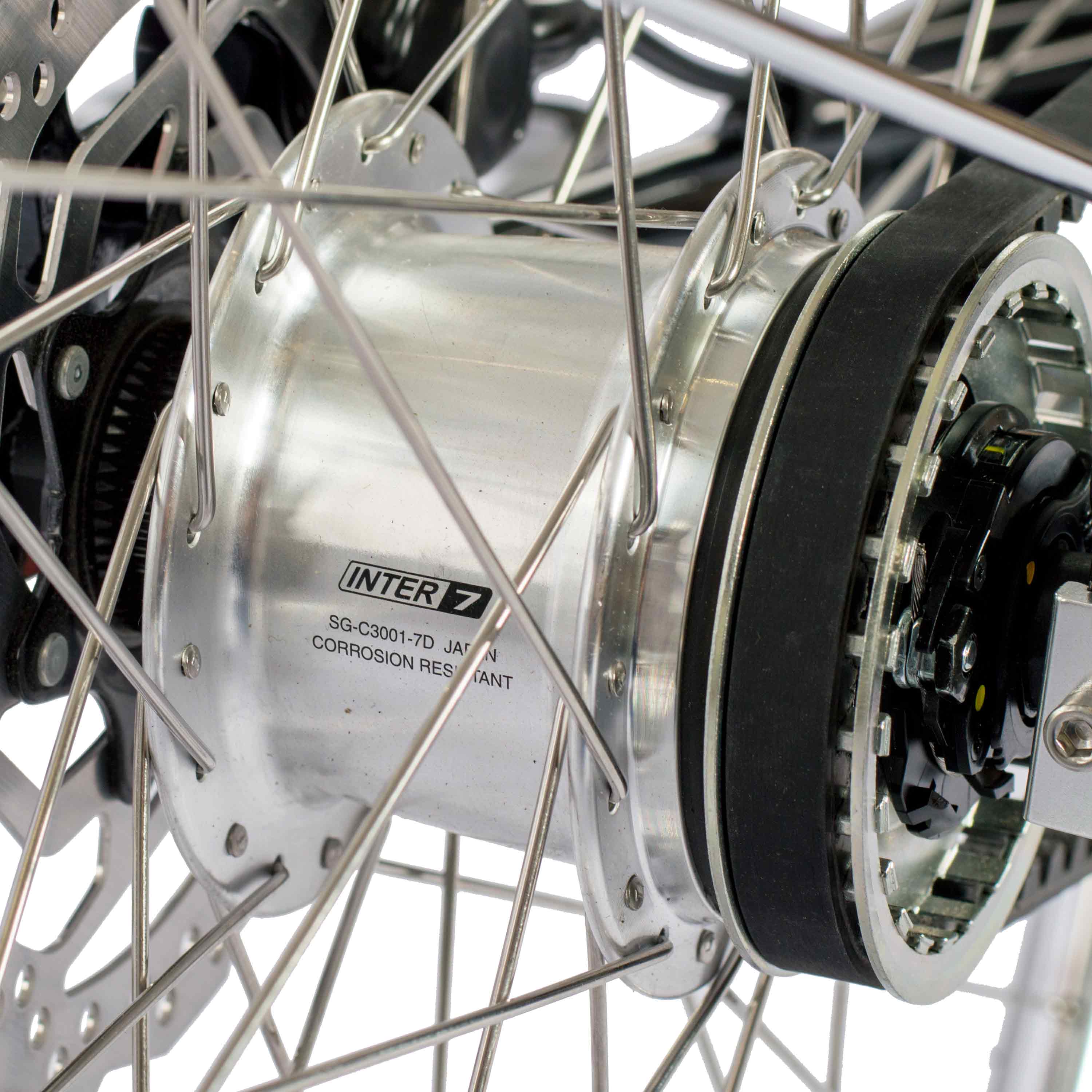 28" Bicicleta urbana hombre STREET CrMo GATES Carbon Drive Shimano Nexus 7 velocidades