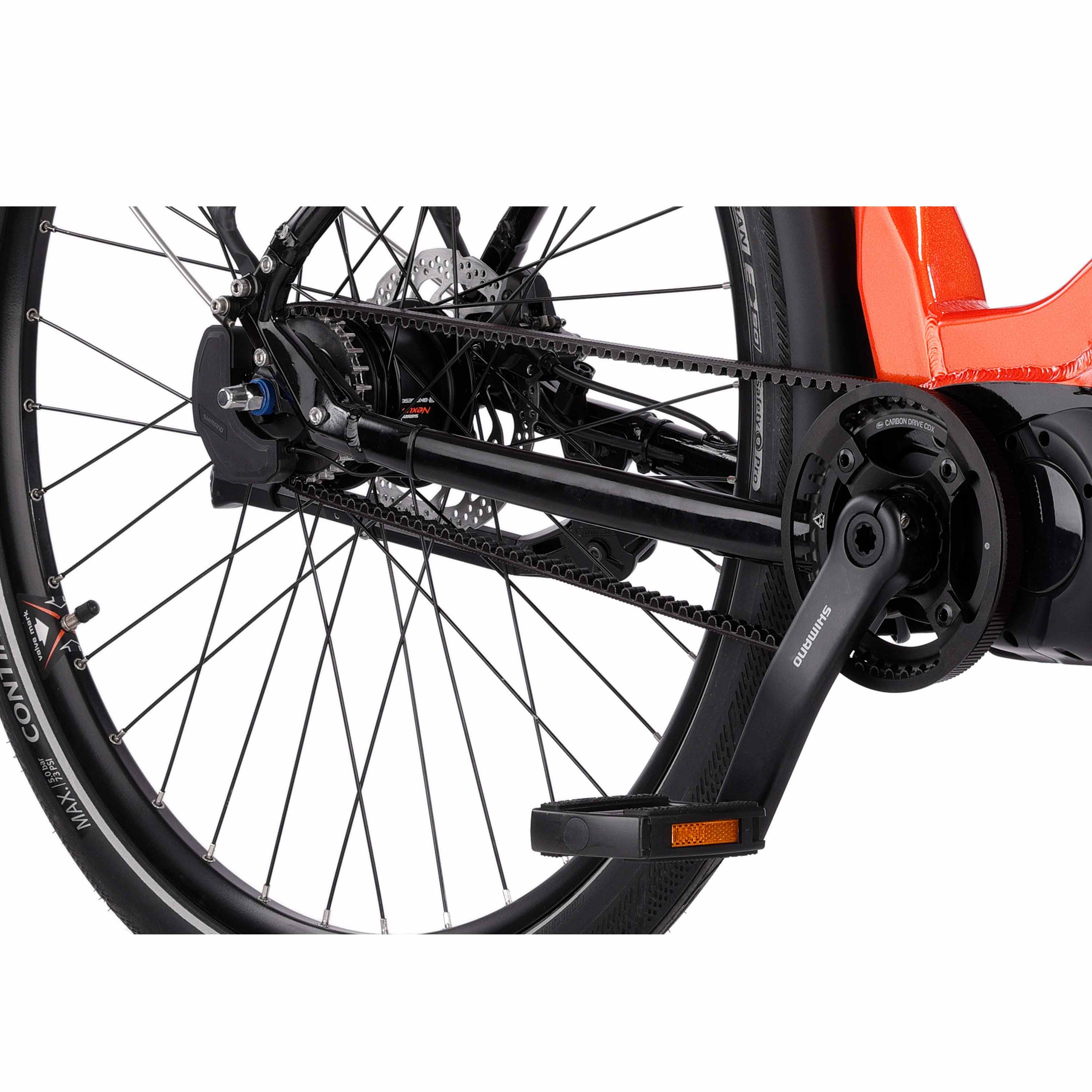 28" DAMES E-BIKE LS STADSFIETS E-TOURING 11.9 STADSFIEZ SHIMANO STEPS E6100 630 WH 5 SPEED SHIMANO NEXUS INTER