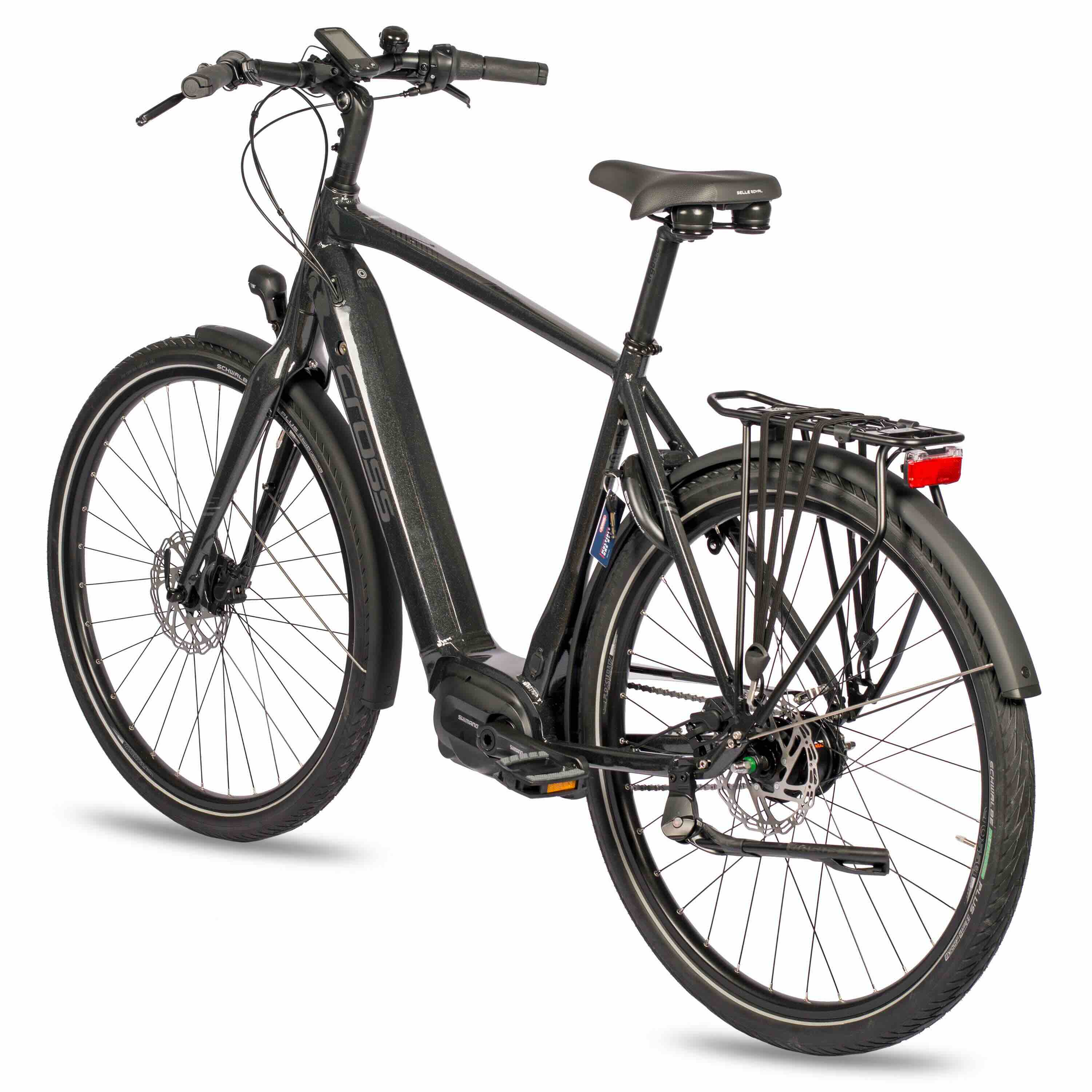 28 inch e-Bike Men City Bicycle Nova Shimano Stappen E-6100 504WH 8 X Gang Shimano Nexus