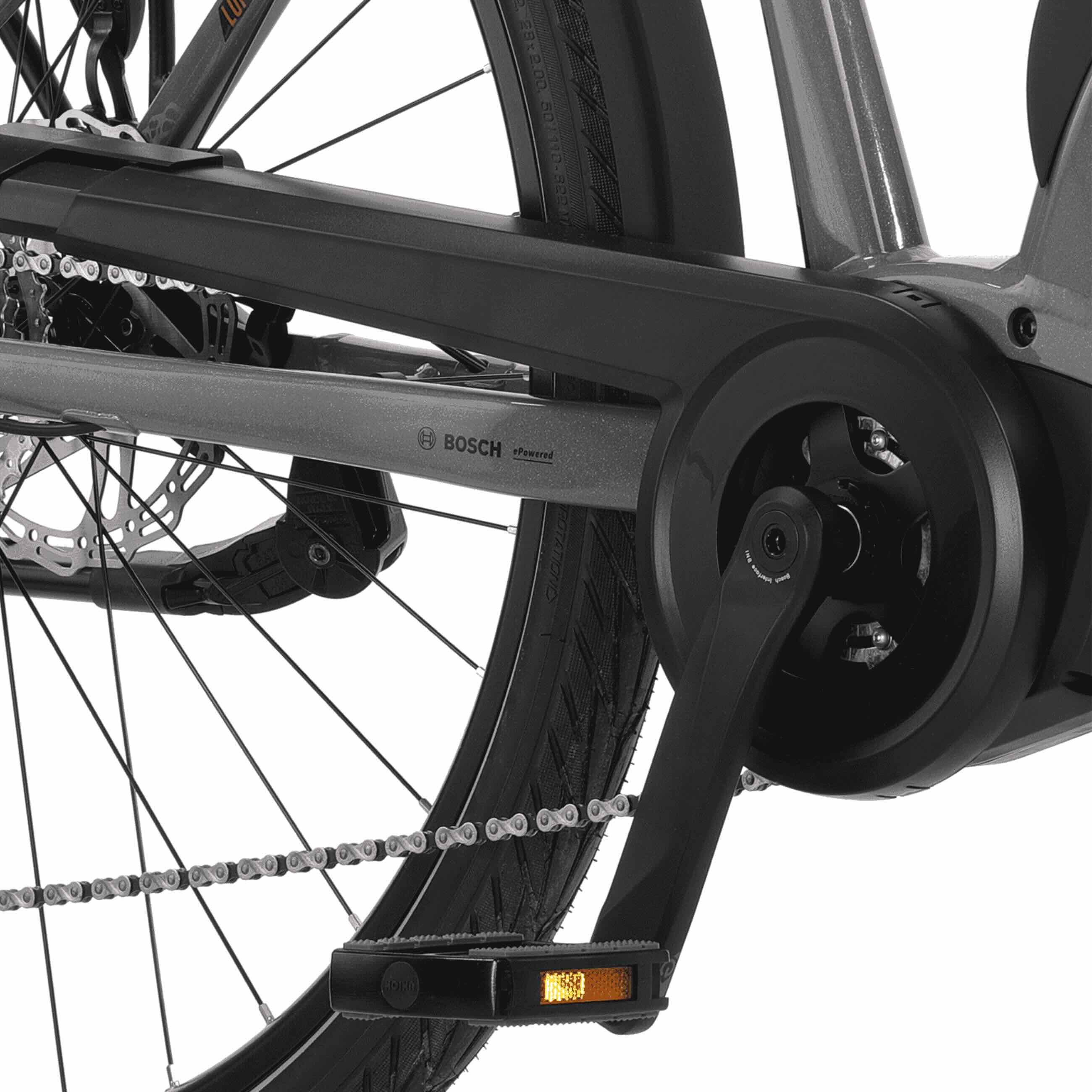 28" DAMES E-BIKE TREKKINGFIETS LUMINA GX3 BOSCH ACTIVE PLUS LINE GEN3 500 WH 9 VERSNELLING SHIMANO ALIVIO RD T-4000