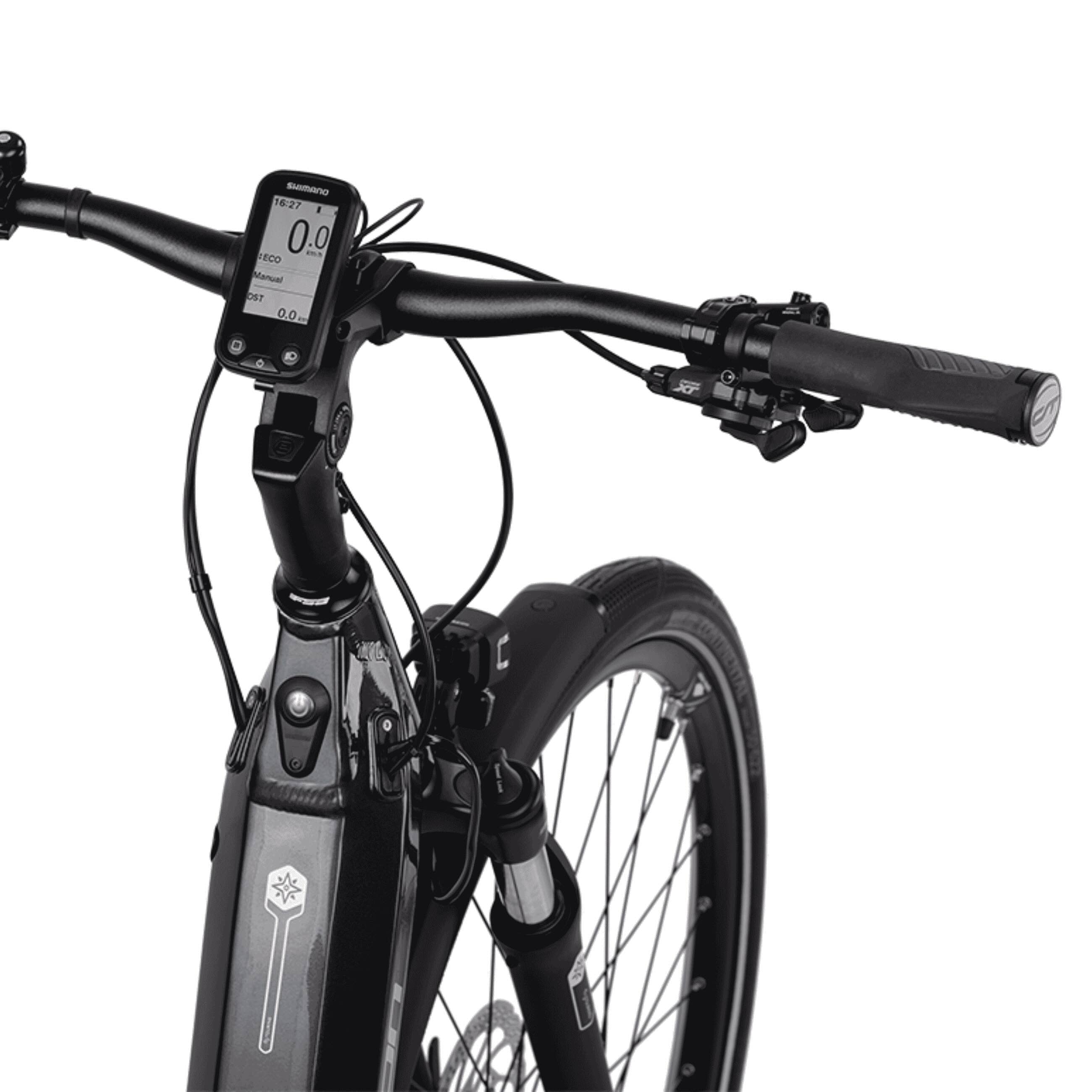 28" DAMES E-BIKE LS TREKKINGFIETS E-TOURING 12.9 STADSFIETS SHIMANO STEPS E7000 504 WH 11 VERSNELLINGEN SHIMANO XT RD-M8130 SGS