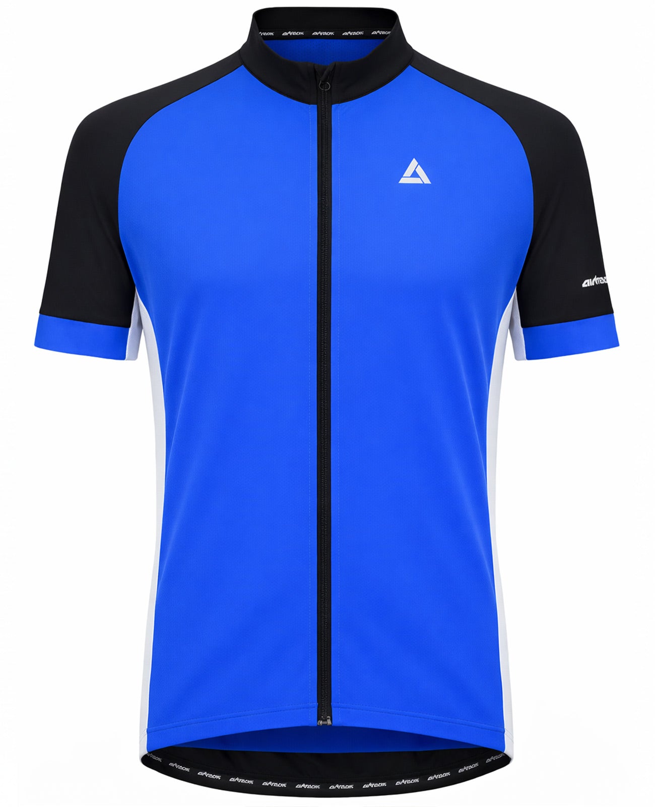 Herenfiets jersey short -sleeved fietspruien per teamlijn blauw zwart
