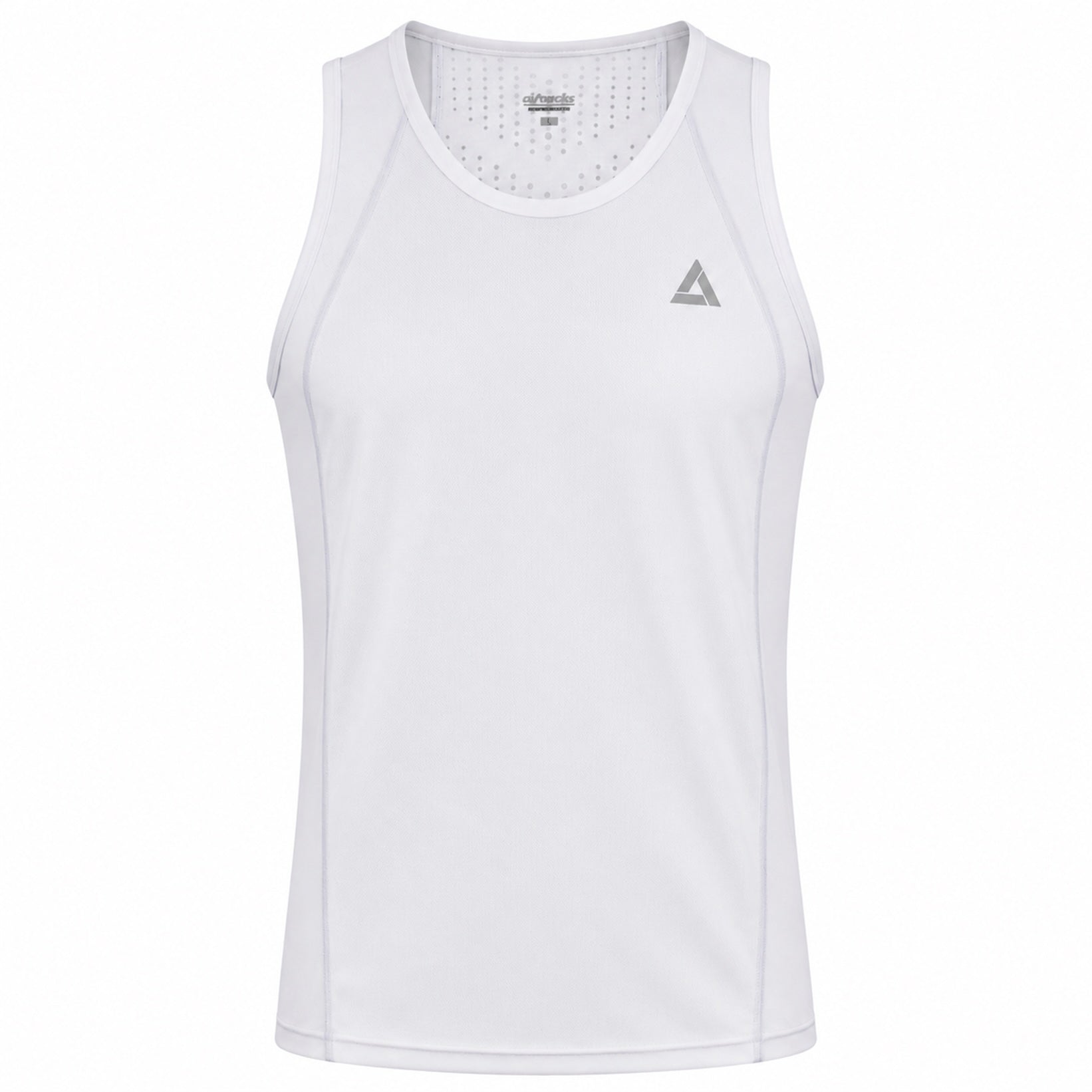 Camicia da corsa Sleevelessista Top COMFORT LINEA BIANCO