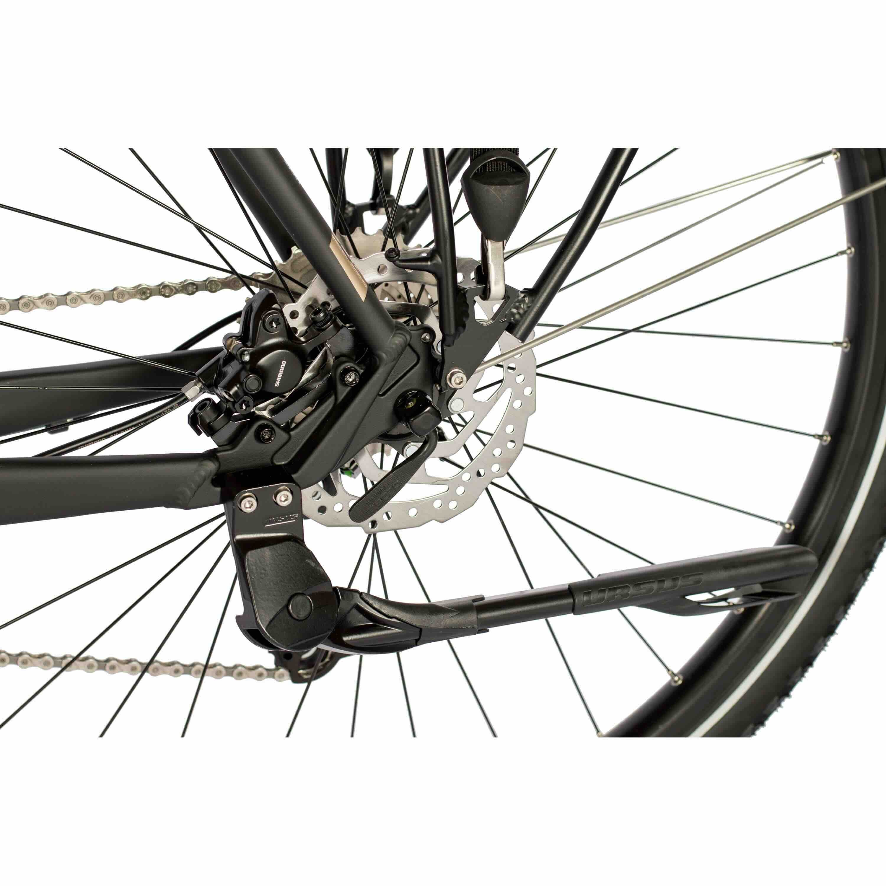 28" Bici da trekking XXL da uomo TR.2880-C Bici da trekking 2 x 10 velocità SHIMANO CUES RD-U6020-10 SHADOW