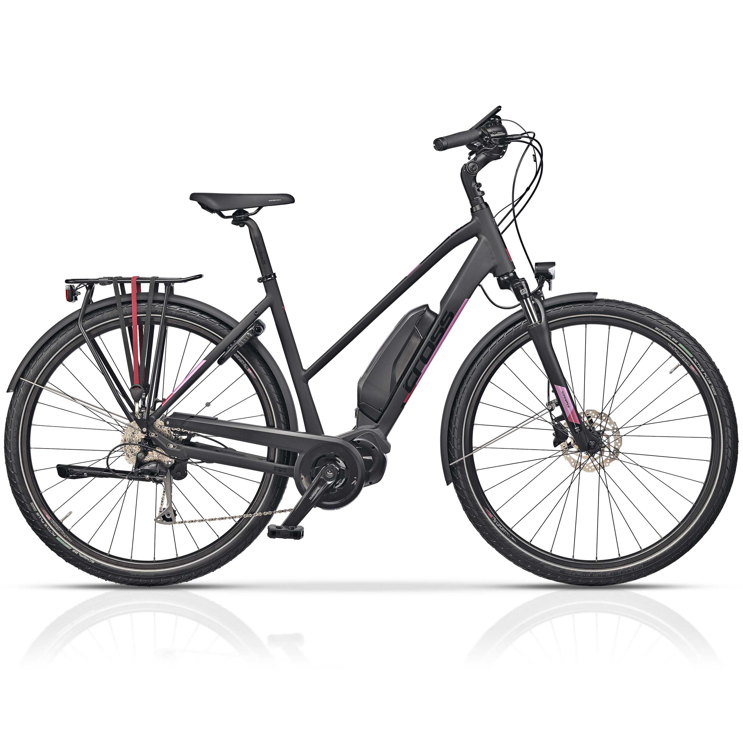28" E-Bike Damen Trekking Fahrrad V-Tron SHIMANO STEPS E-6100 504Wh 9 x GANG SHIMANO ALIVIO RD-T4000 SGSL