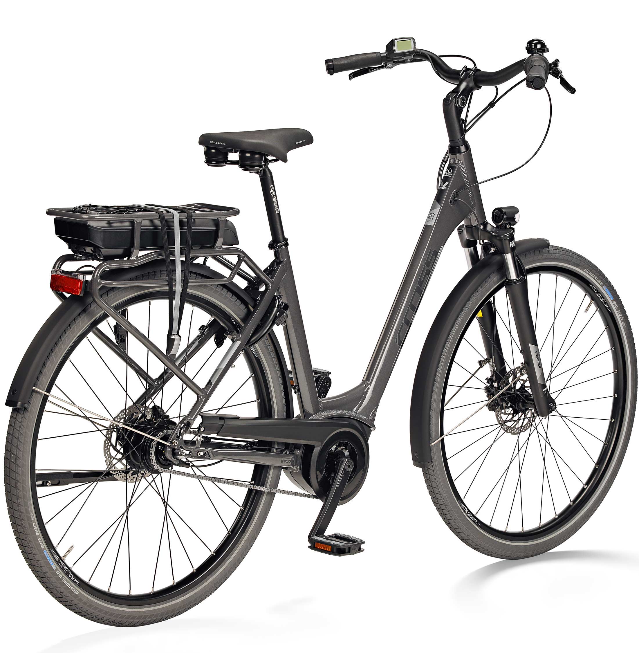 28" Dames e-bike SHIMANO STEPS E-5000 City LS fiets wave stadsfiets 7 x versnelling SHIMANO NEXUS