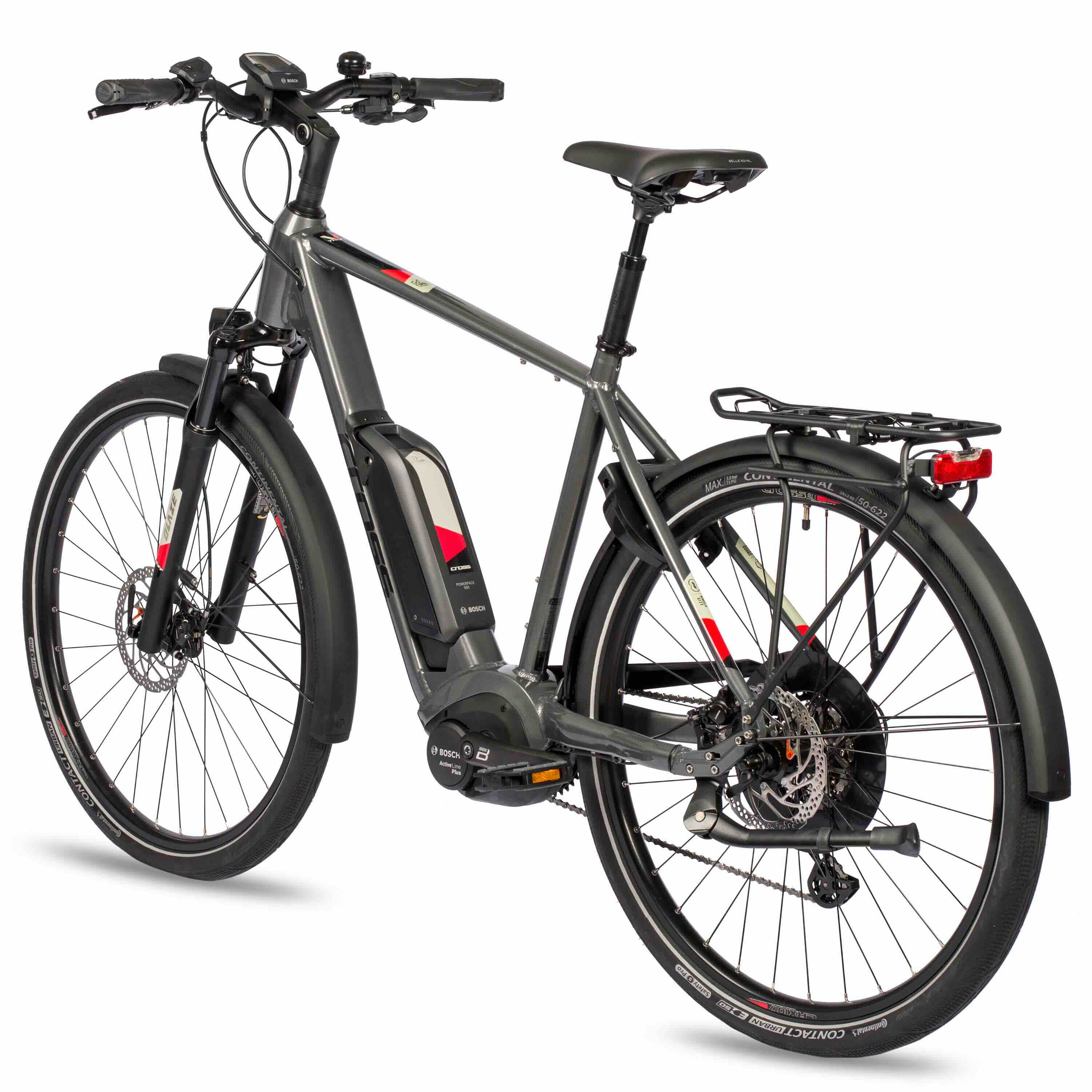 28" Herren E-Bike Trekking Fahrrad V-Tron BOSCH ACTIVE PLUS LINE 500Wh 10s SHIMANO DEORE