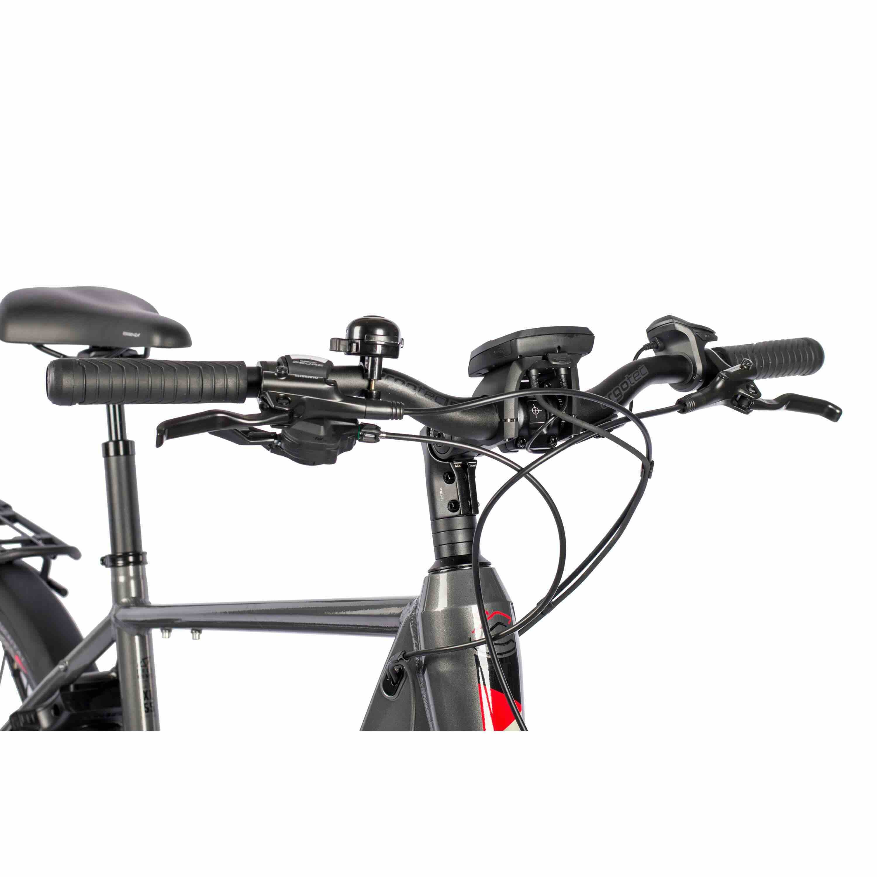 28" Herren E-Bike Trekking Fahrrad V-Tron BOSCH ACTIVE PLUS LINE 500Wh 10s SHIMANO DEORE
