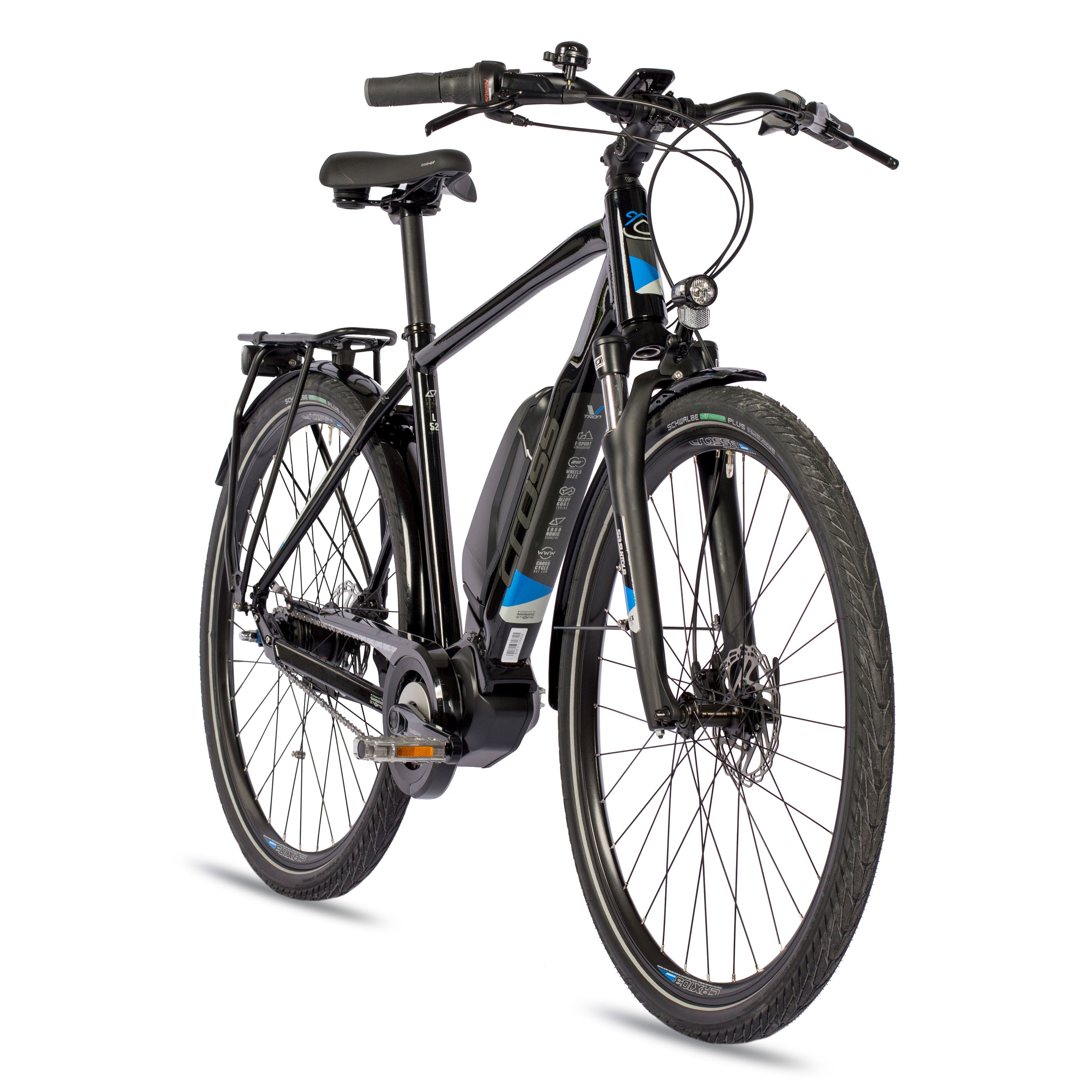 28" E-bike Heren Stadsfiets V-Tron SHIMANO STEPS E-5000 418Wh 7 x GANG SHIMANO NEXUS