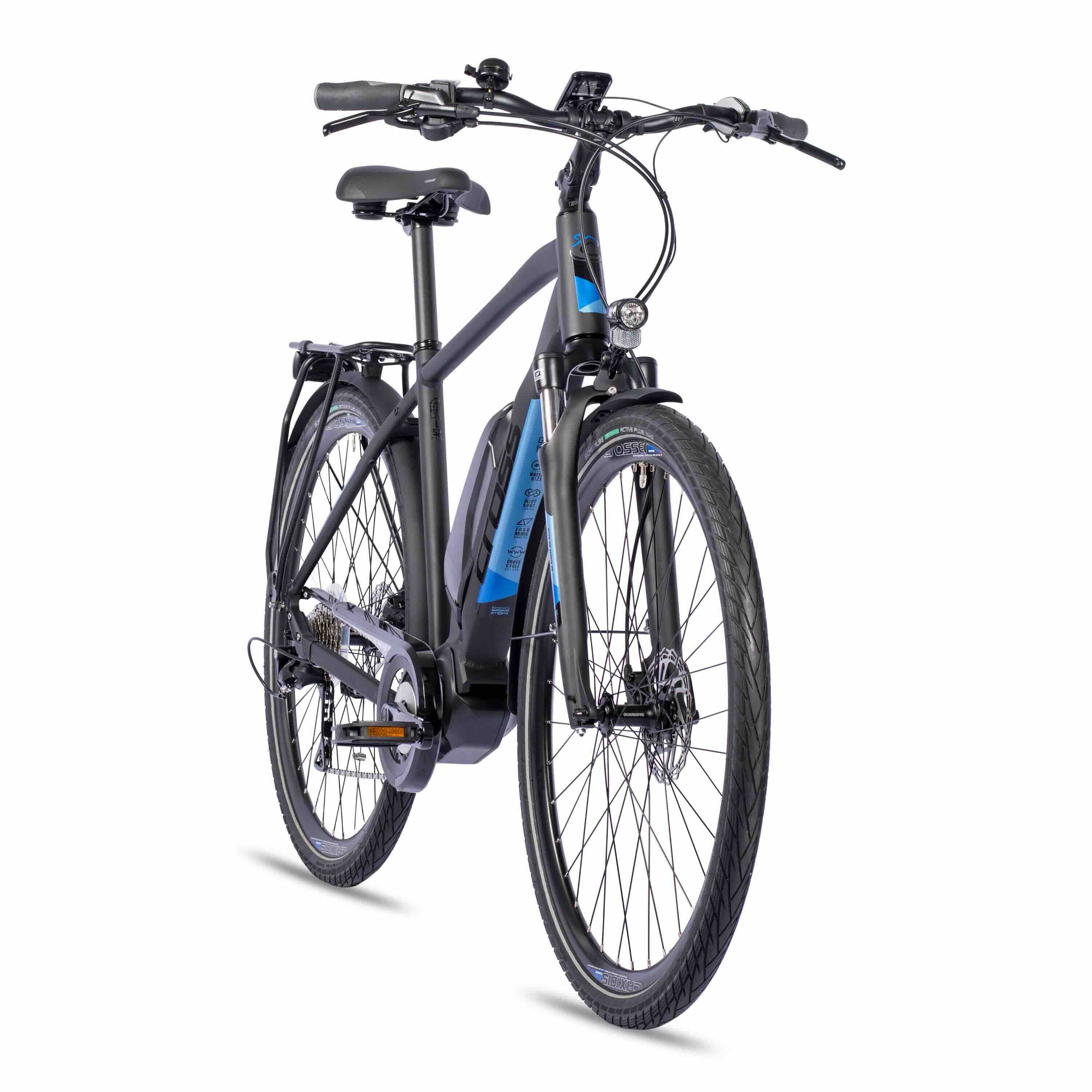 28" Herren E-Bike Trekking Fahrrad V-TRON SHIMANO STEPS E-5000 418 Wh 9 x GANG SHIMANO RD-T3000 - B-WARE