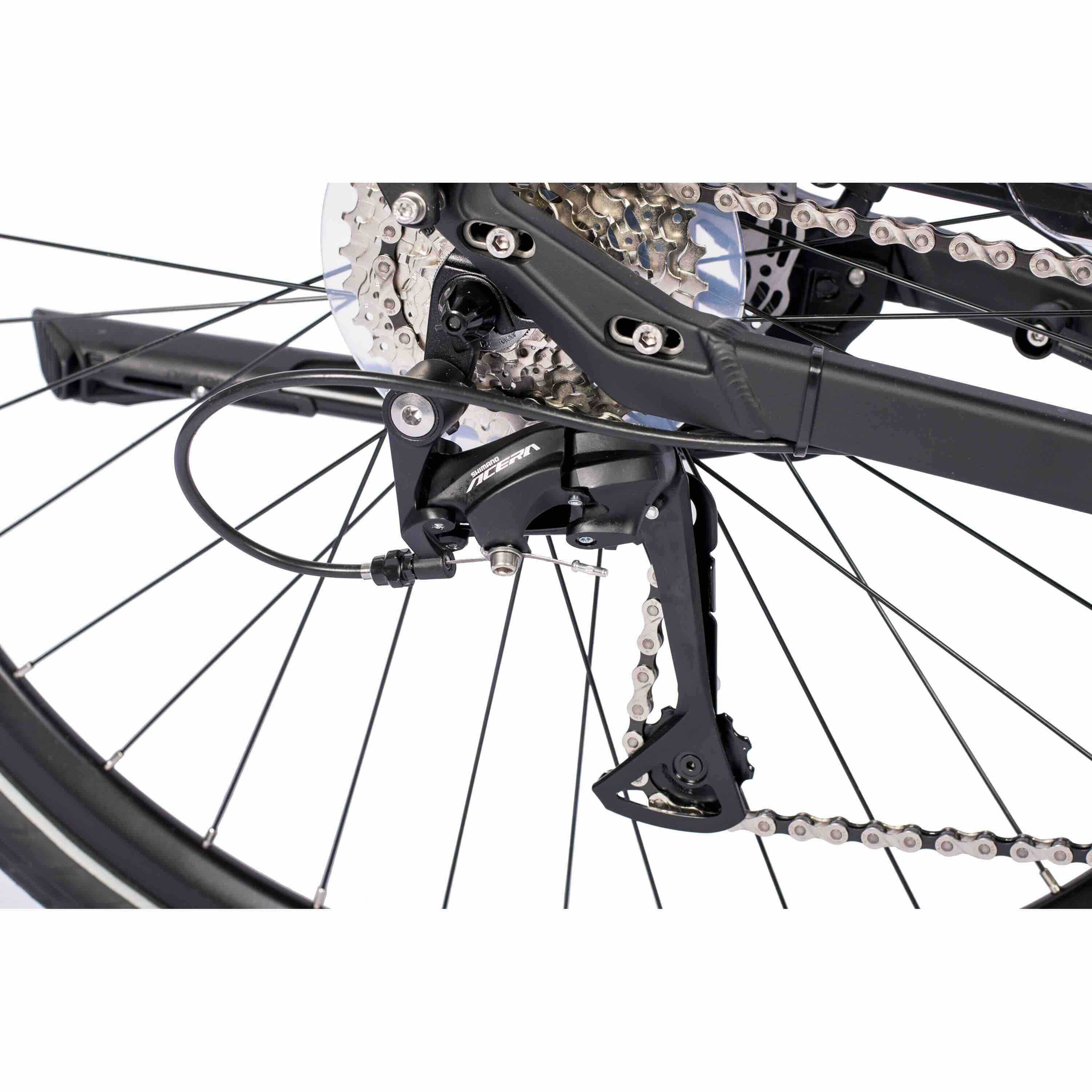 28" Herren E-Bike Trekking Fahrrad V-TRON SHIMANO STEPS E-5000 418 Wh 9 x GANG SHIMANO RD-T3000 - B-WARE