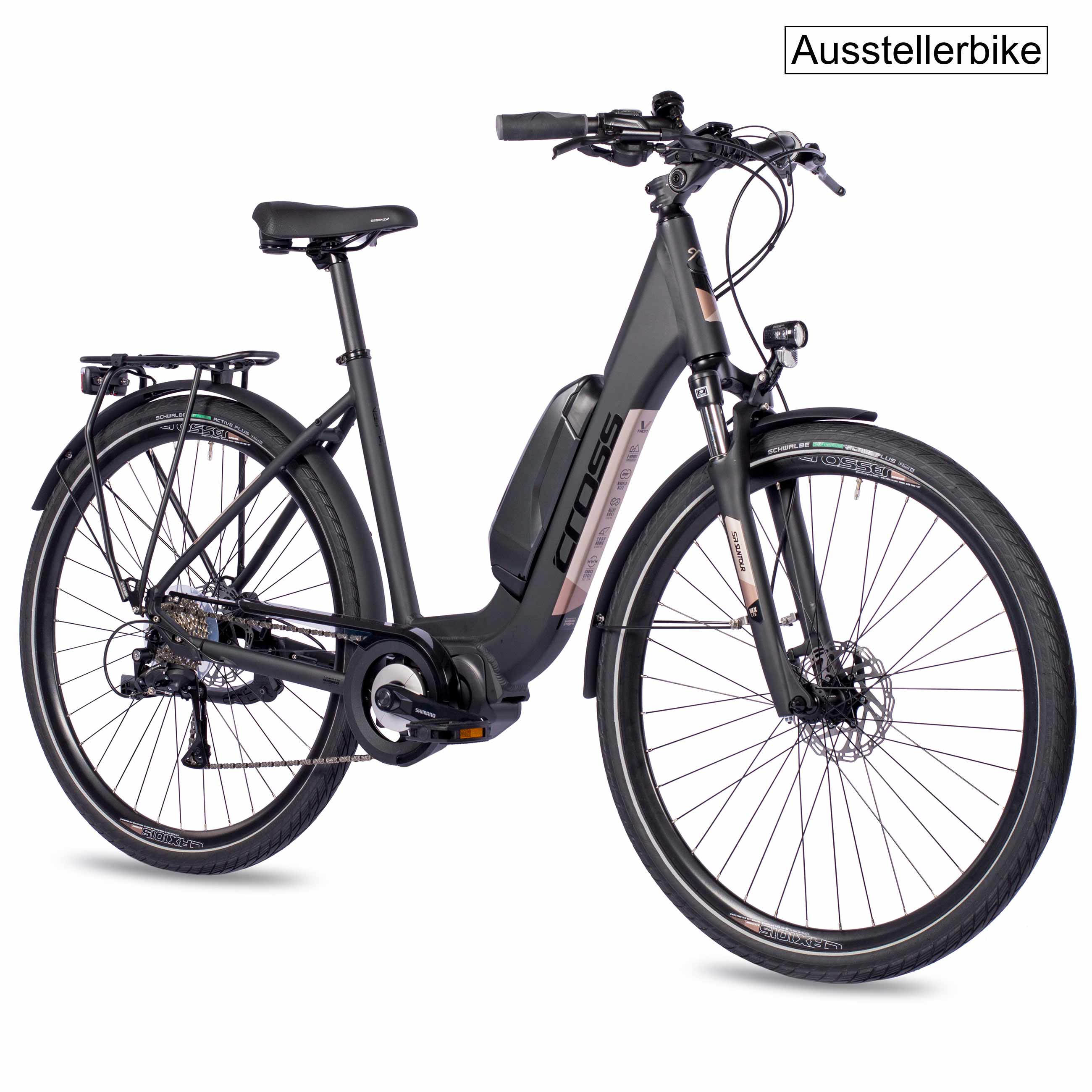28" E-bike Trekkingfiets LS WAVE V-TRON SHIMANO STEPS E-5000 418 Wh 9 VERSNELLINGEN SHIMANO RD-T3000SGS