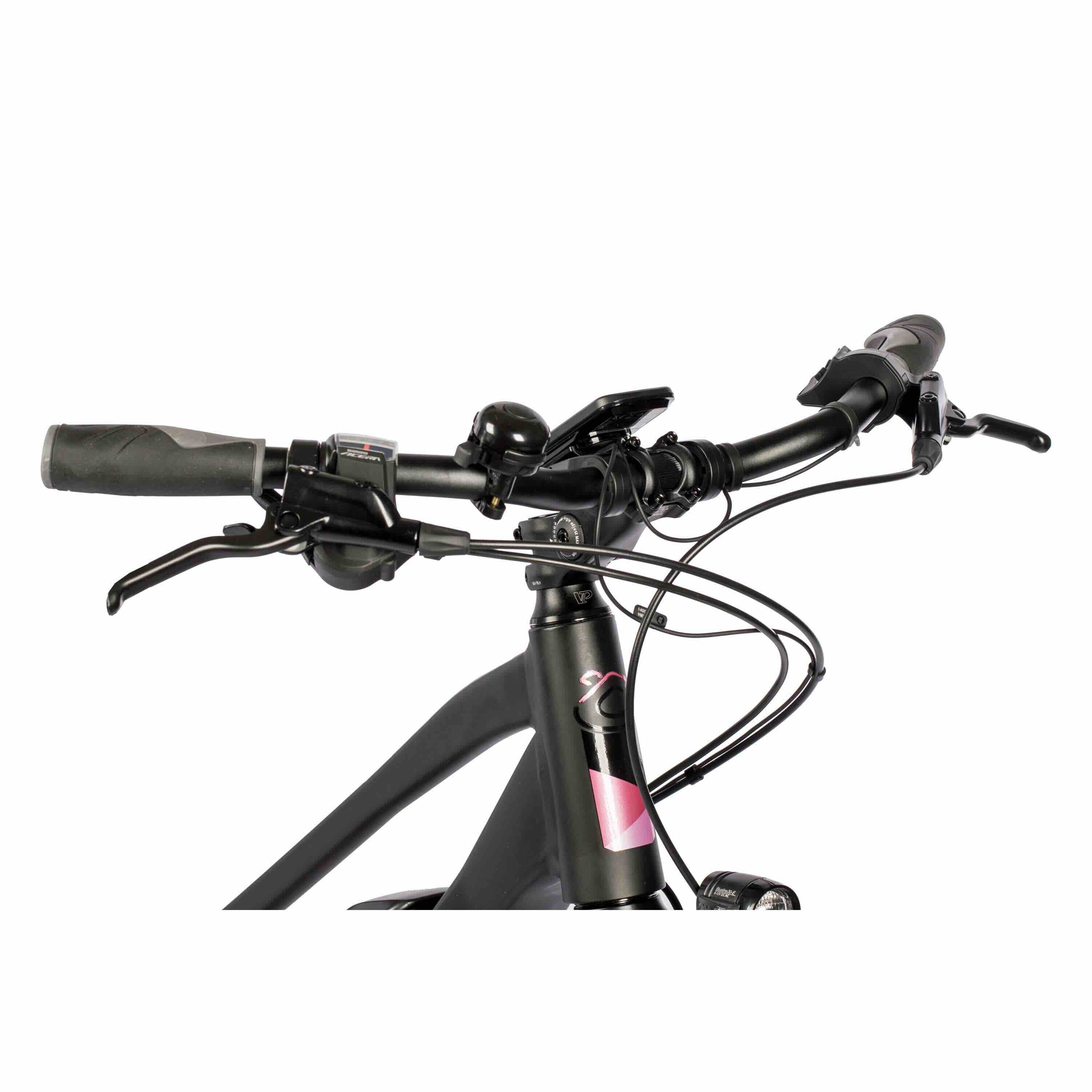 28" E-bike voor dames Trekkingfiets V-TRON SHIMANO STEPS E-5000 418 Wh 9 x VERSNELLING SHIMANO RD-T3000
