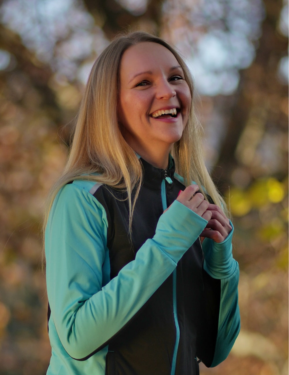 Vrouwen lopende set winter fleece pro line + loopbroeken lang per lijn