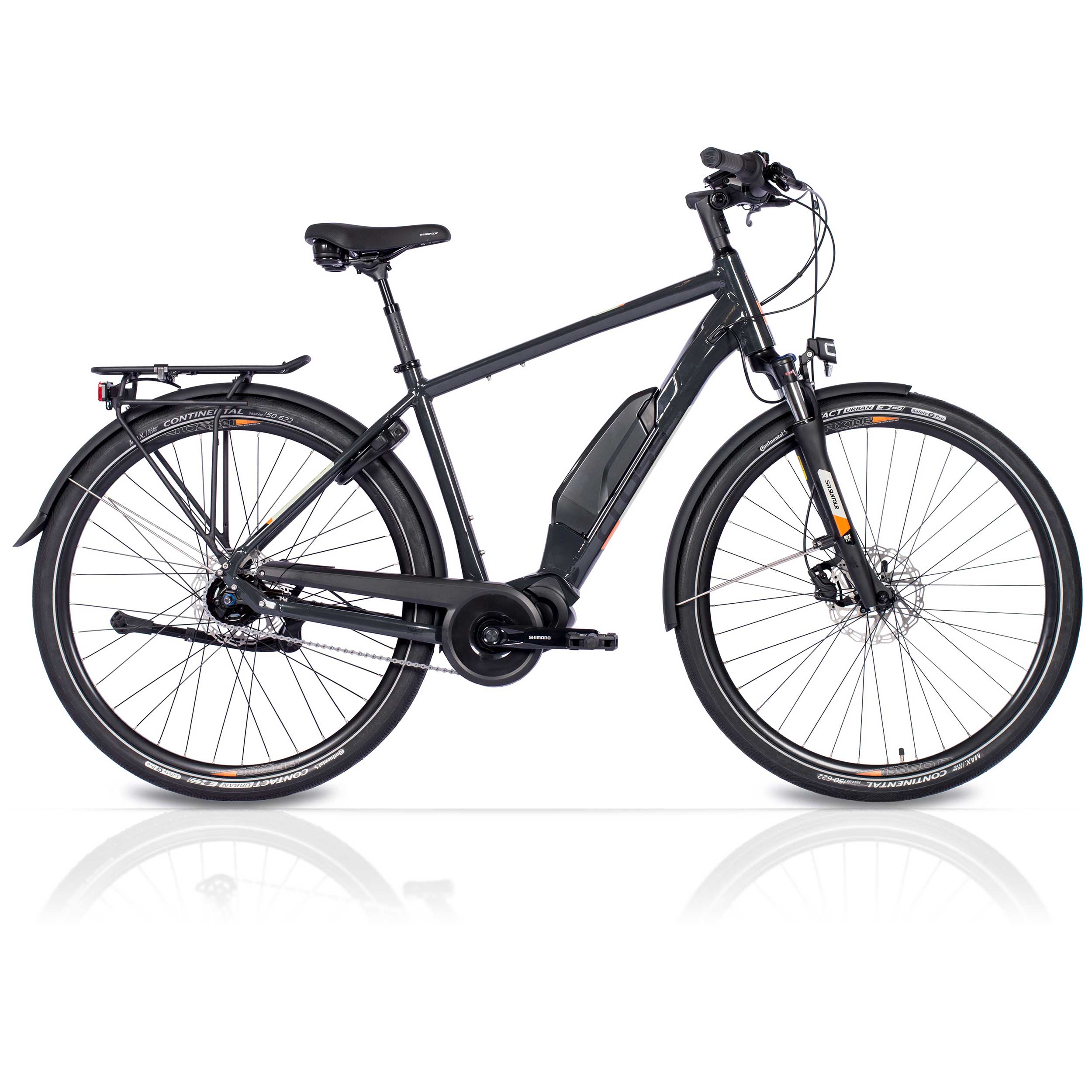 28" Bicicleta eléctrica urbana para hombre X-Tron SR2 SHIMANO STEPS E-5000 418Wh 5 VELOCIDADES SHIMANO NEXUS INTER 5