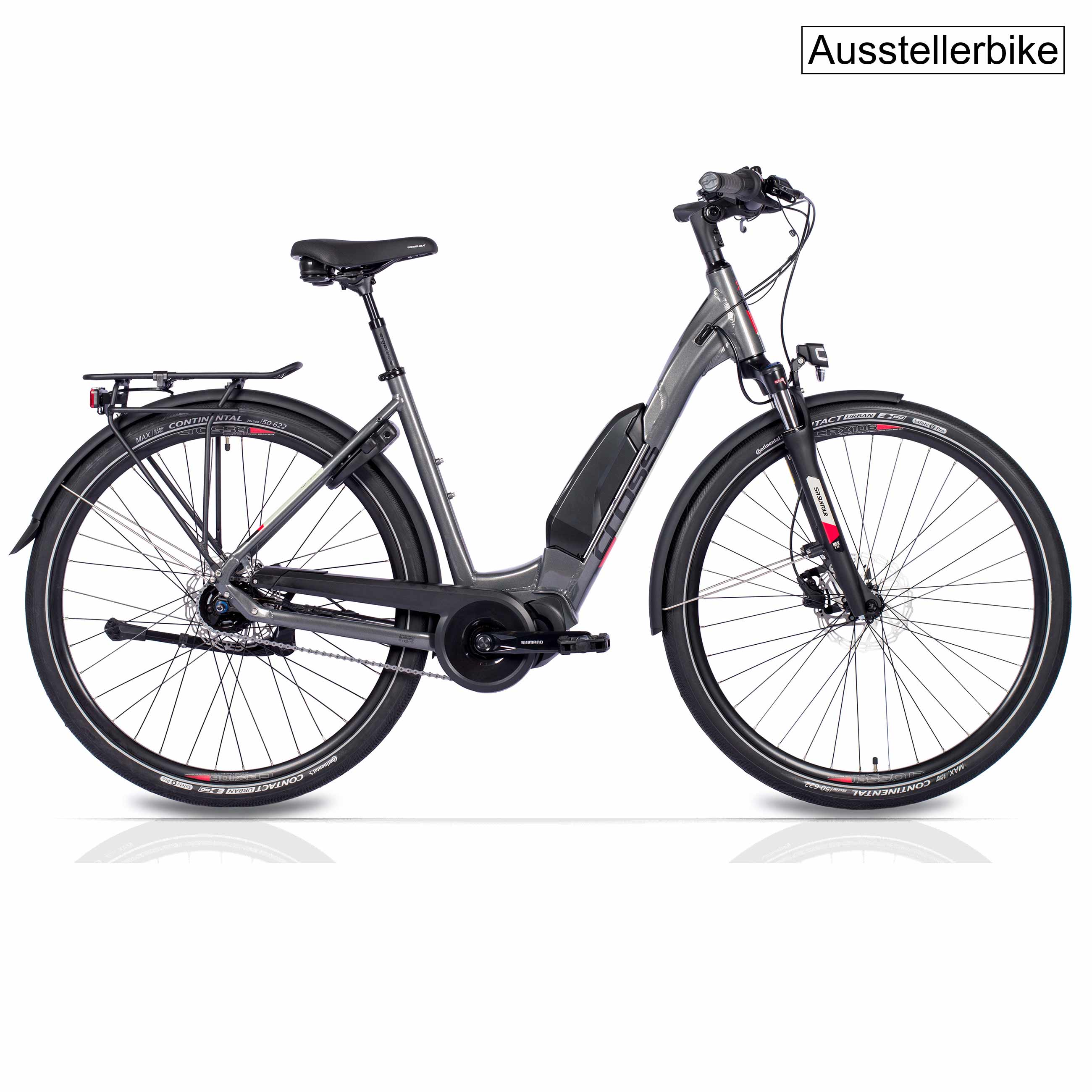28 inch e-Bike City Bicycle LS Wave X-Tron SR2 Shimano Stappen E-5000 418WH 5 Gear Shimano Nexus Inter