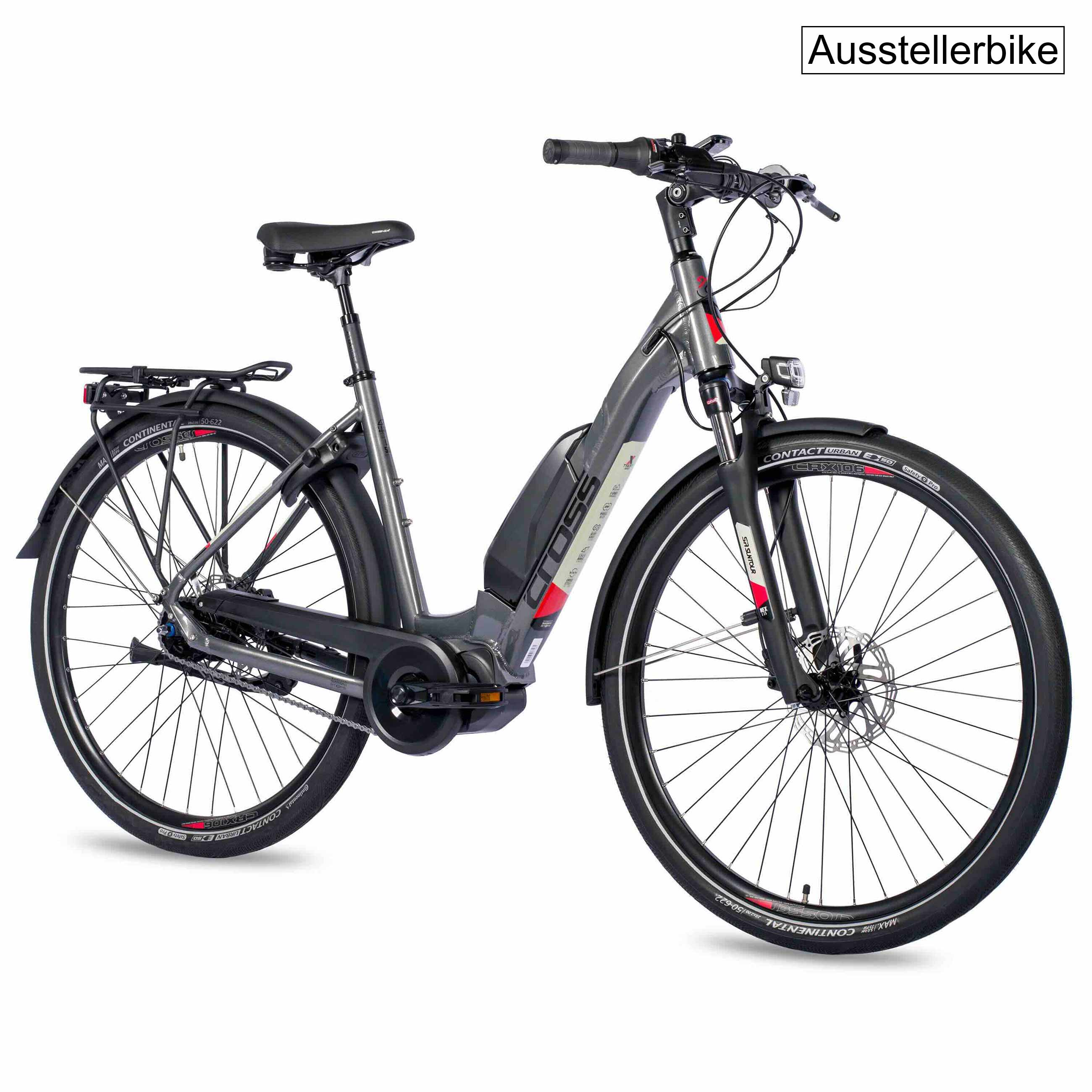 28 inch e-Bike City Bicycle LS Wave X-Tron SR2 Shimano Stappen E-5000 418WH 5 Gear Shimano Nexus Inter