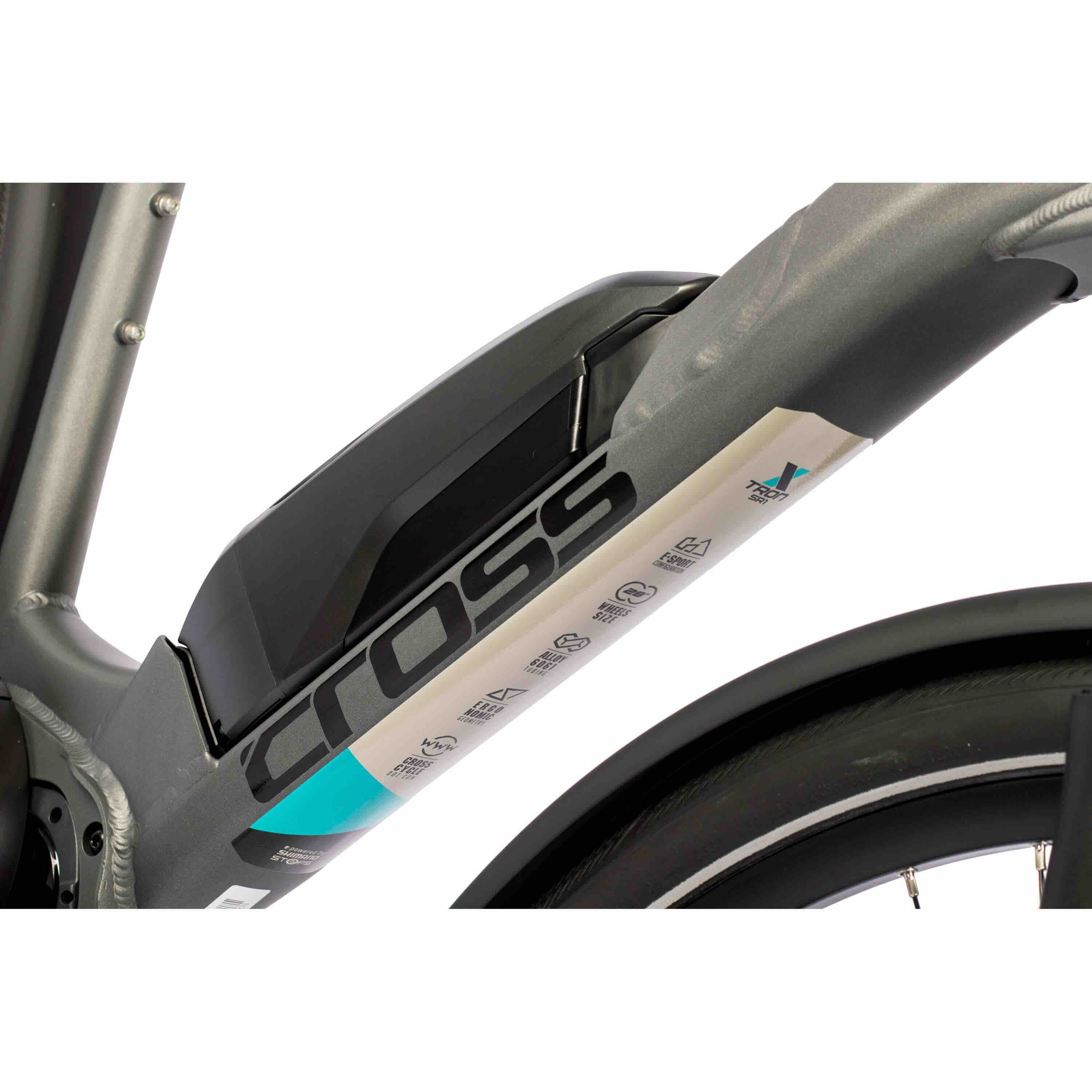 28" Bicicletta da trekking elettrica LS WAVE X-Tron SR1 SHIMANO STEPS E-6100 504 Wh 9 VELOCITÀ SHIMANO ALIVIO