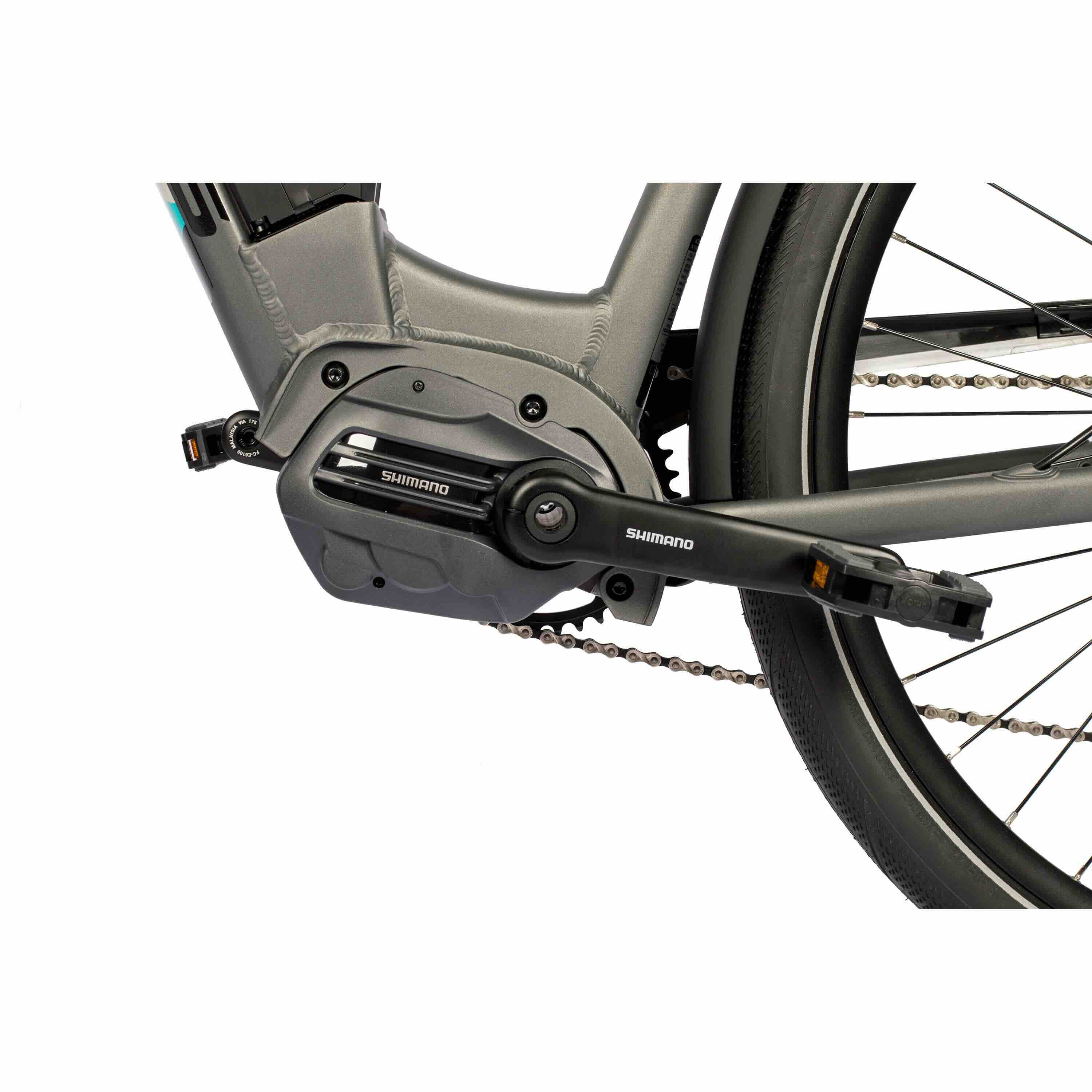 28" Bicicletta da trekking elettrica LS WAVE X-Tron SR1 SHIMANO STEPS E-6100 504 Wh 9 VELOCITÀ SHIMANO ALIVIO