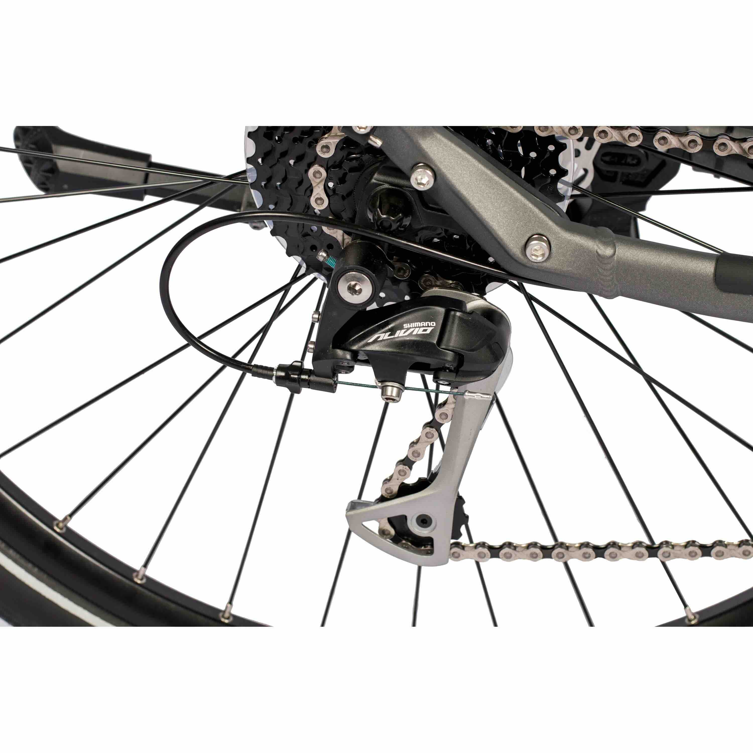 28" Bicicletta da trekking elettrica LS WAVE X-Tron SR1 SHIMANO STEPS E-6100 504 Wh 9 VELOCITÀ SHIMANO ALIVIO