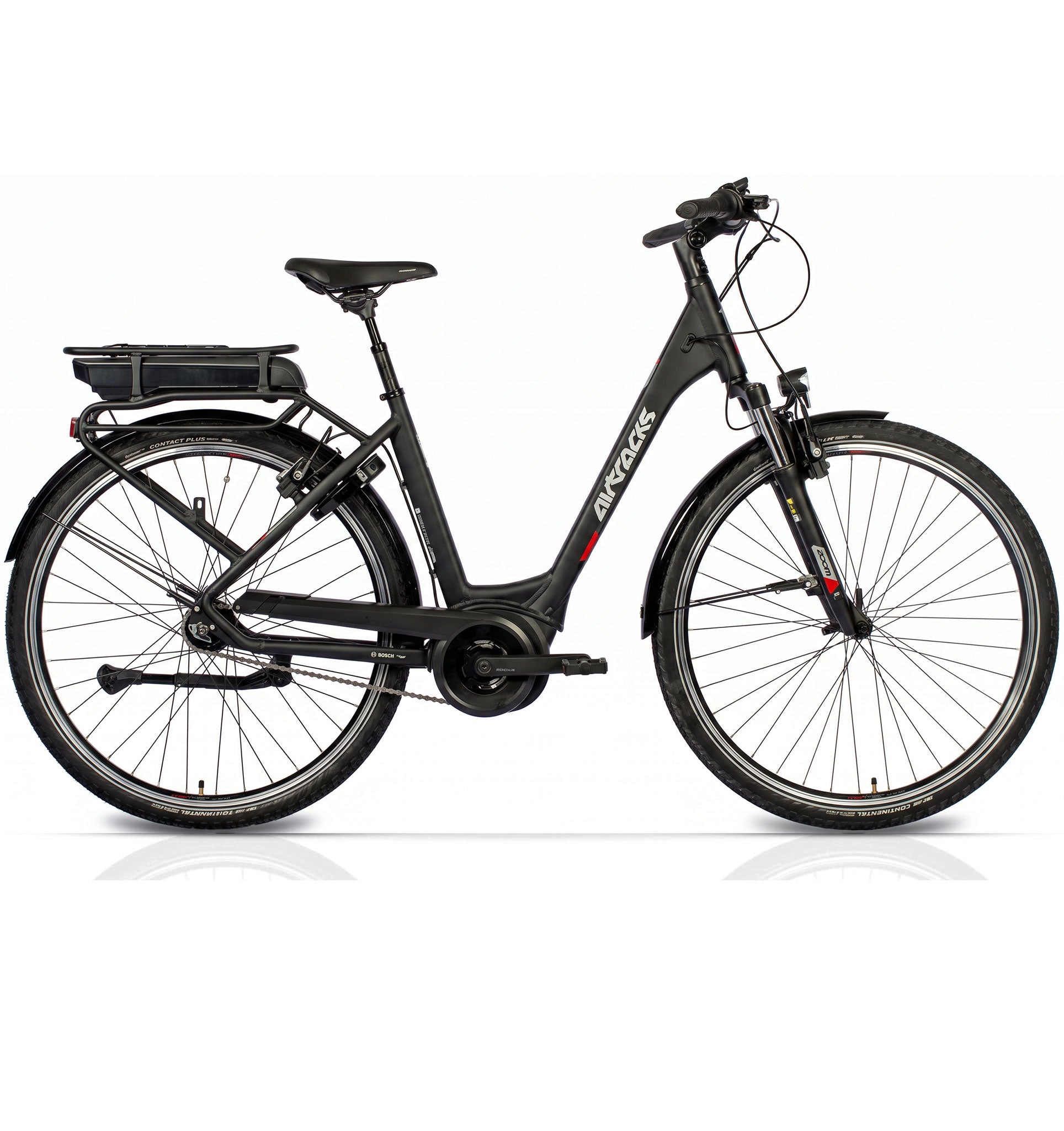 28" Bicicleta eléctrica de ciudad V-Tron RACK BOSCH ACTIVE LINE PLUS 400 Wh 7 velocidades SHIMANO NEXUS freno de contrapedal trasero