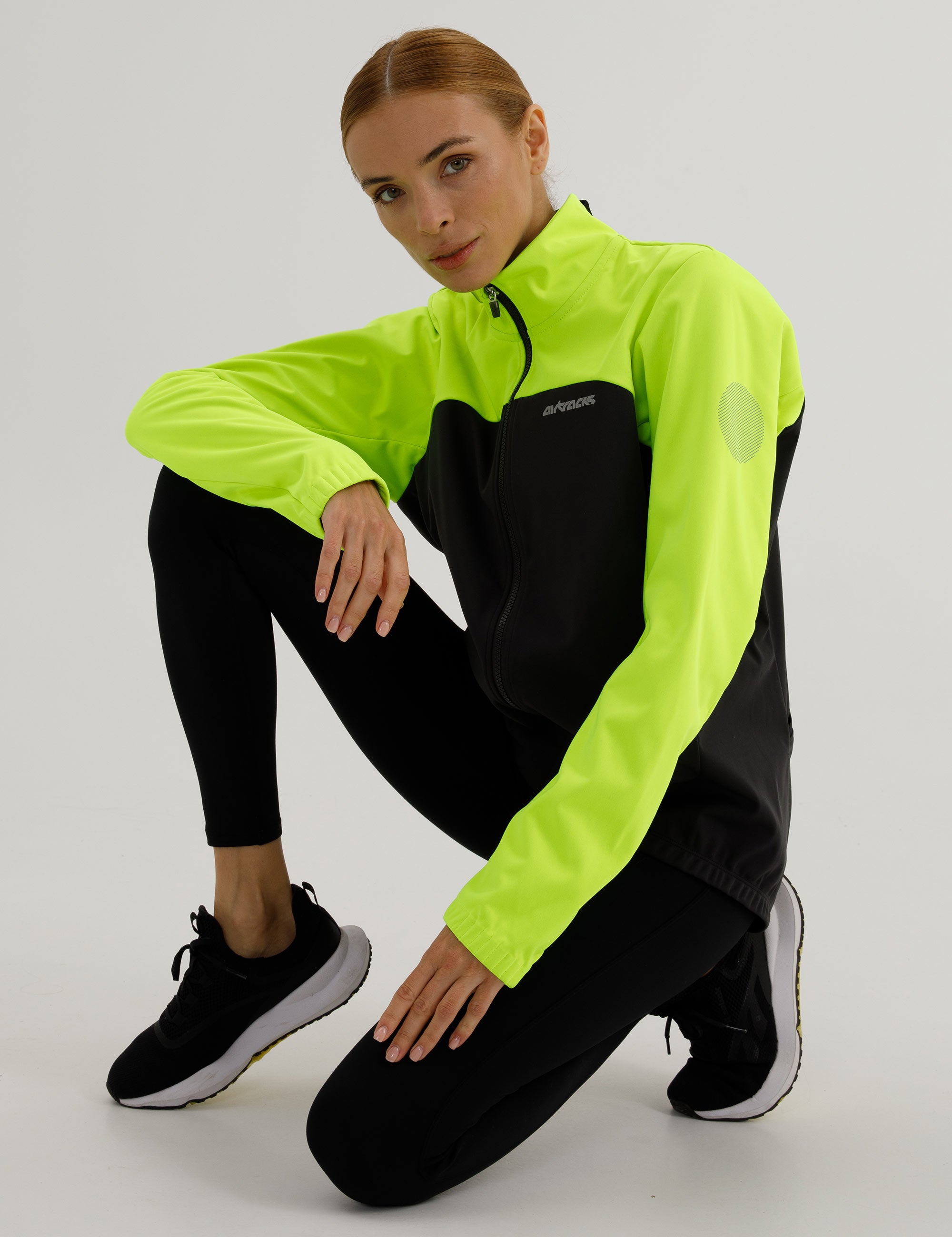 Chaqueta de invierno para mujer Softshell Thermoradjacke Línea Advance Gris Neón