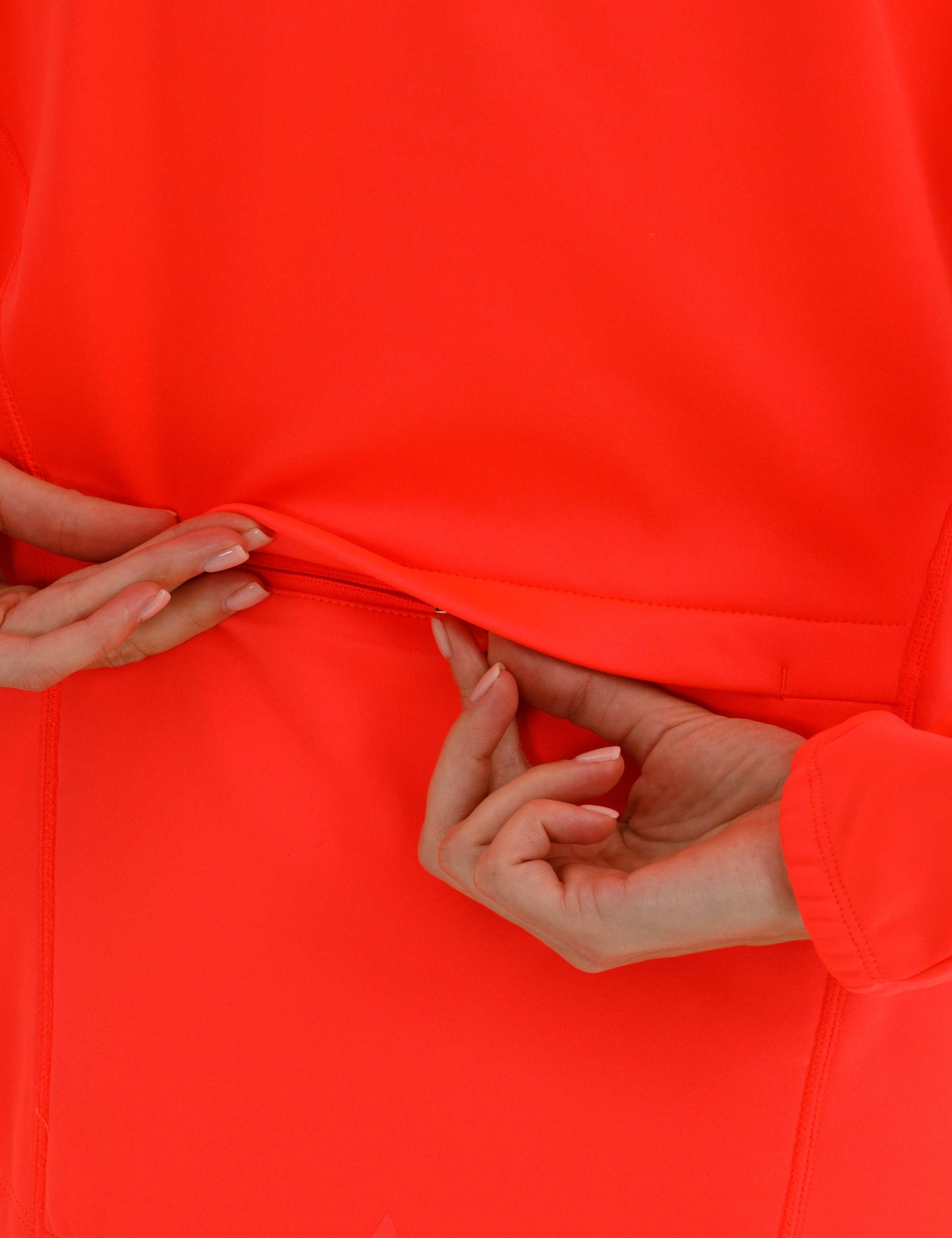 Chaqueta de invierno para mujer bicicleta-correr Softshell Thermojacke Línea Comfort Activa Rojo Neón