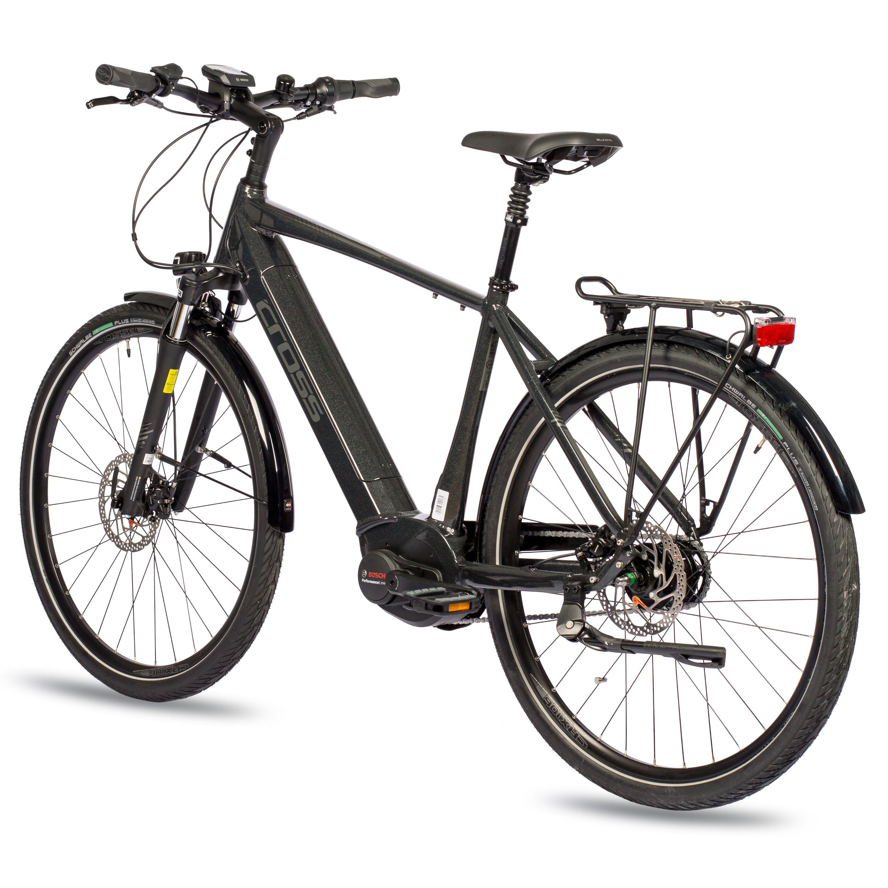 28" HEREN E-BIKE STADSFIEZ NOVA CITY BOSCH PERFORMANCE LINE 625 WH 5 SPEED SHIMANO NEXUS INTER